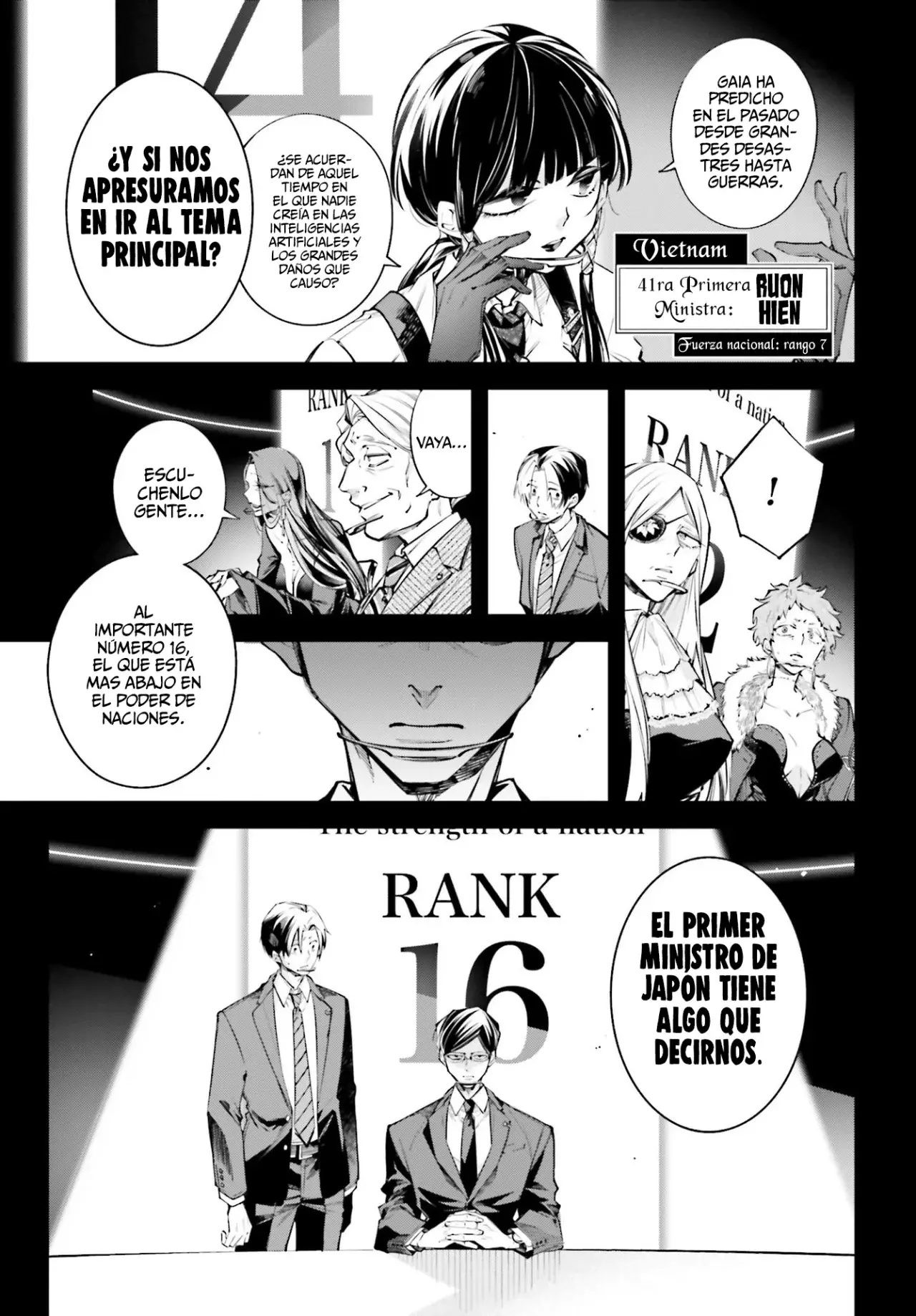 Rekkyou Sensen Capitulo 0: Discusiones de este planeta página 11