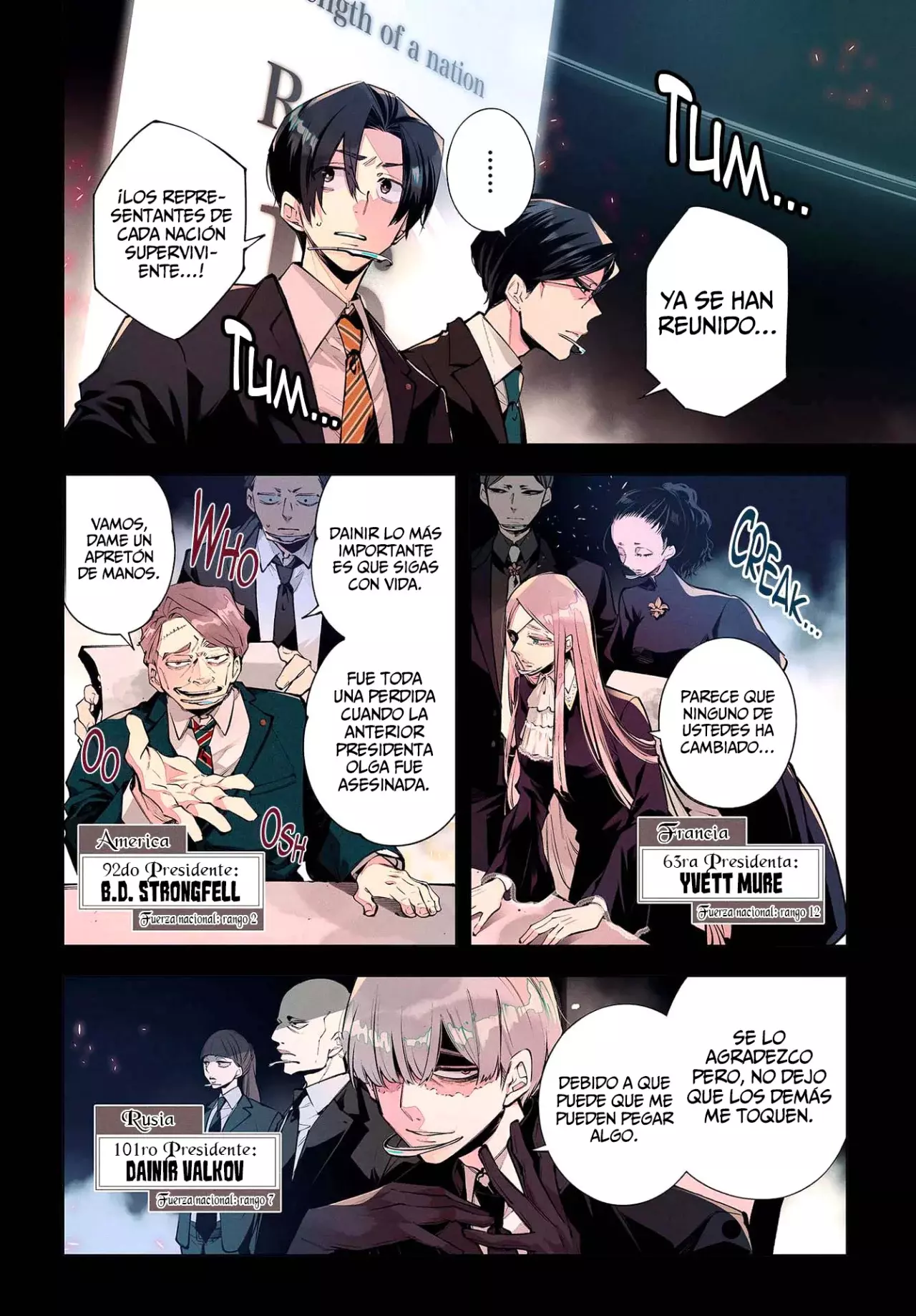 Rekkyou Sensen Capitulo 0: Discusiones de este planeta página 5