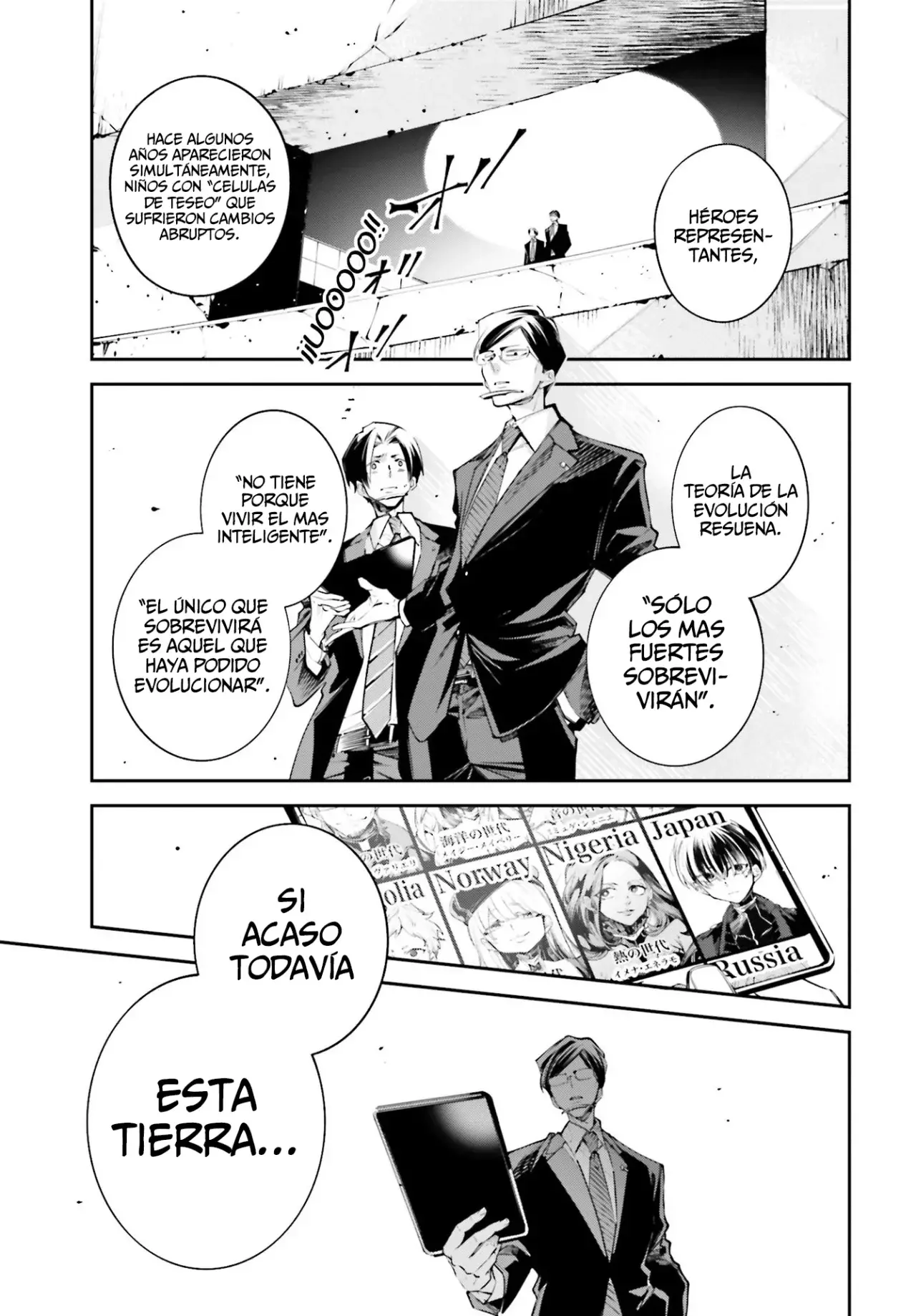 Rekkyou Sensen Capitulo 0: Discusiones de este planeta página 56