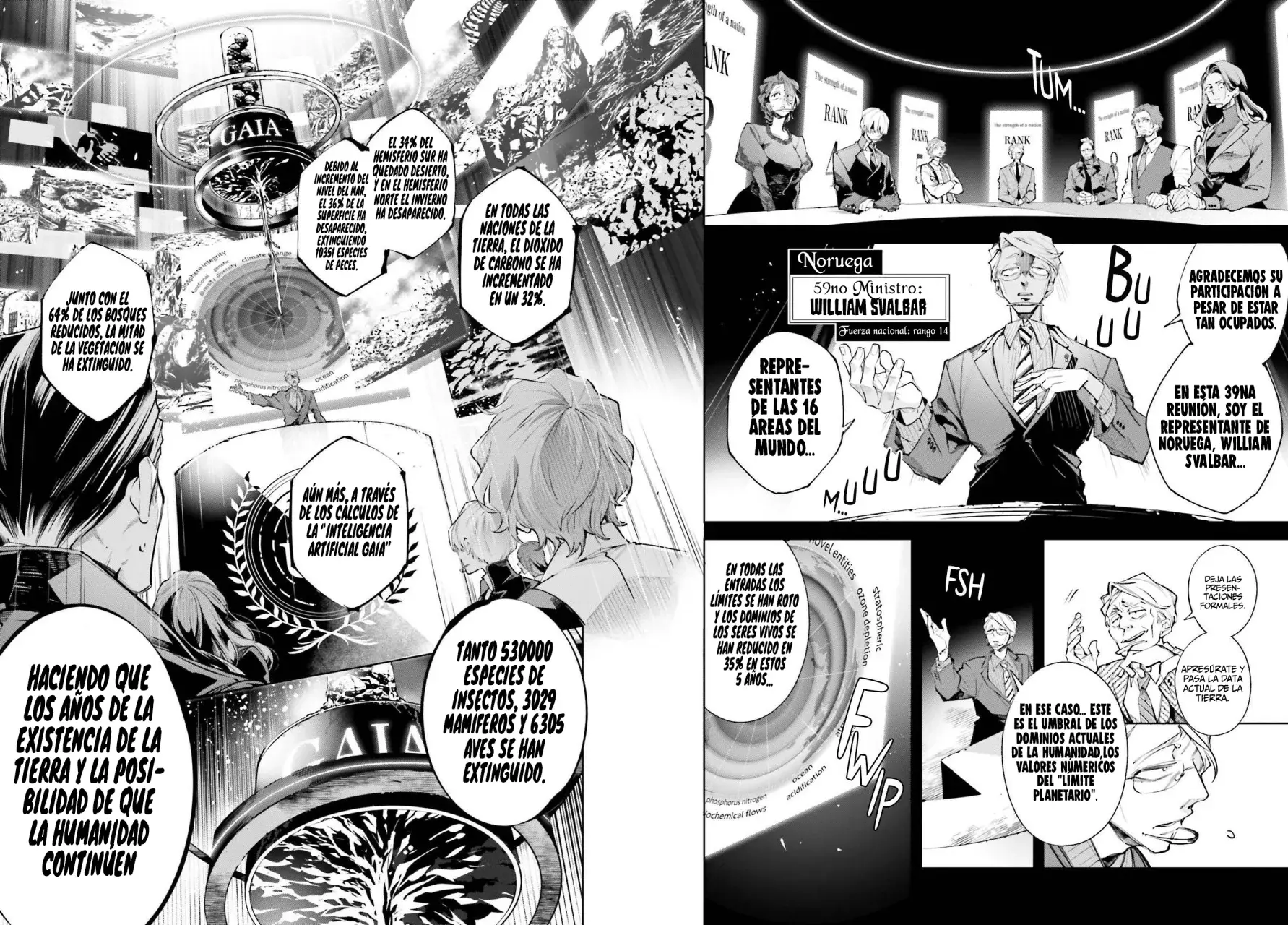 Rekkyou Sensen Capitulo 0: Discusiones de este planeta página 7
