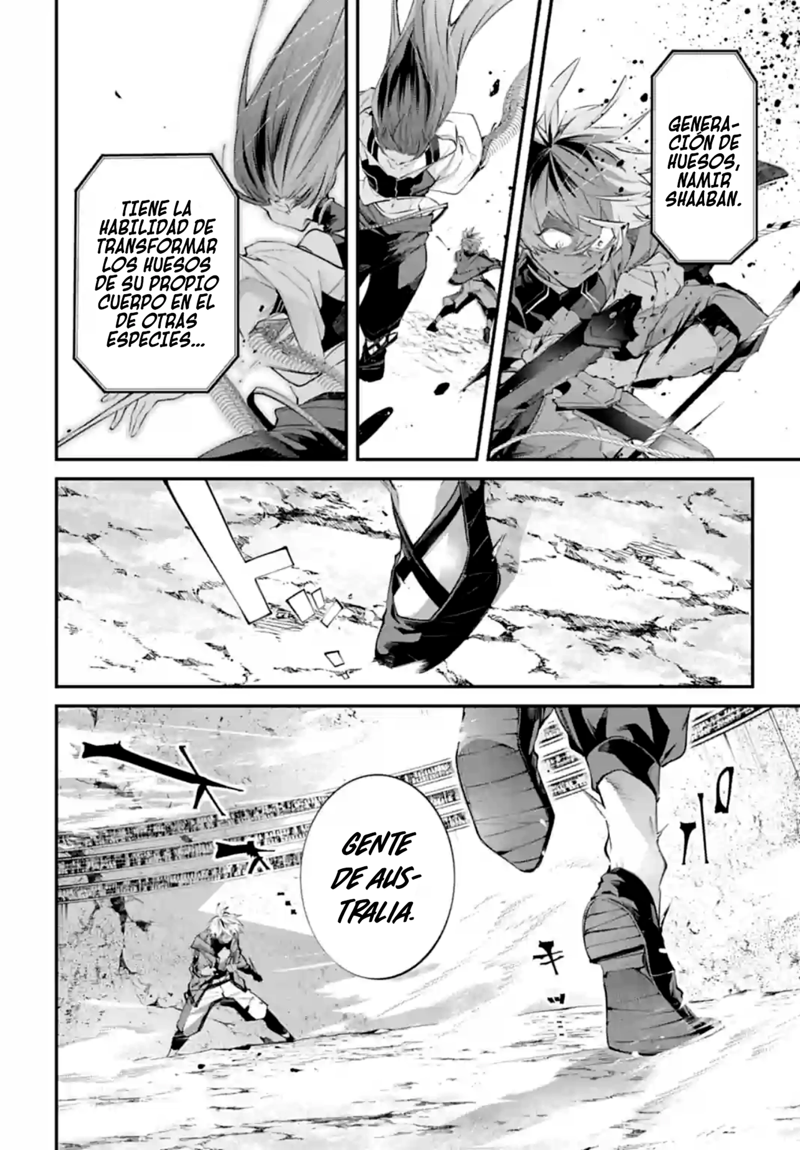 Rekkyou Sensen Capitulo 14: Levanta el telón página 40