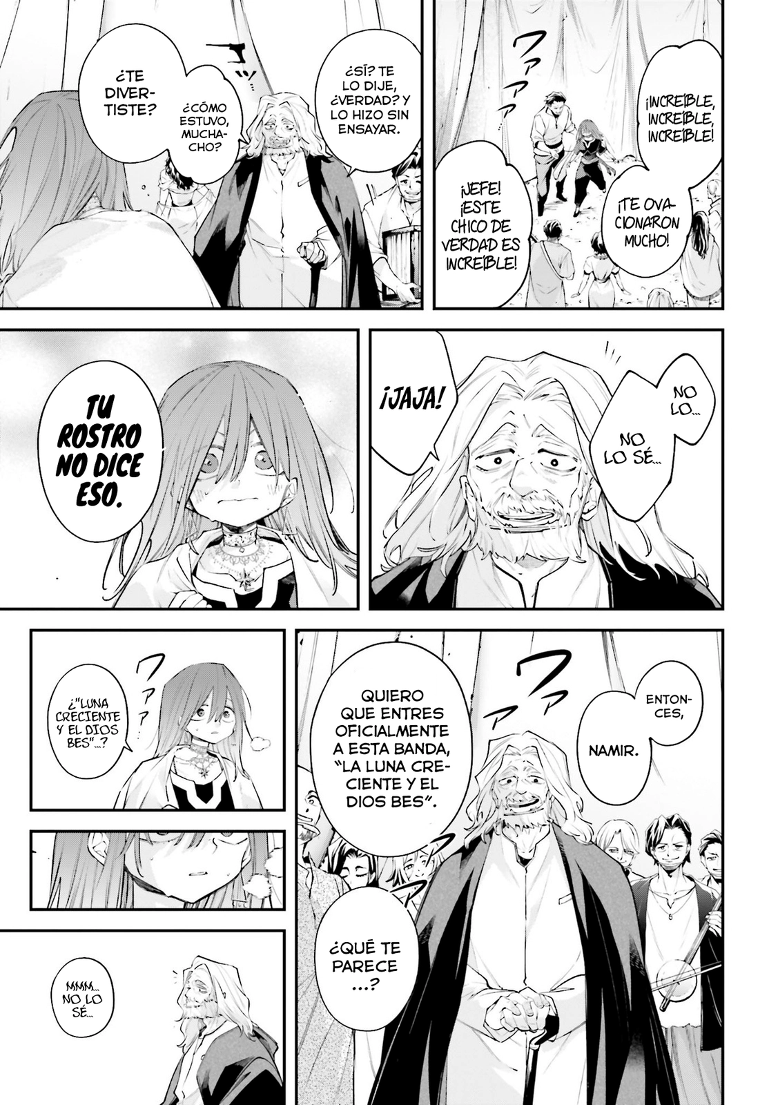 Rekkyou Sensen Capitulo 17: La luna creciente y el dios bes página 15