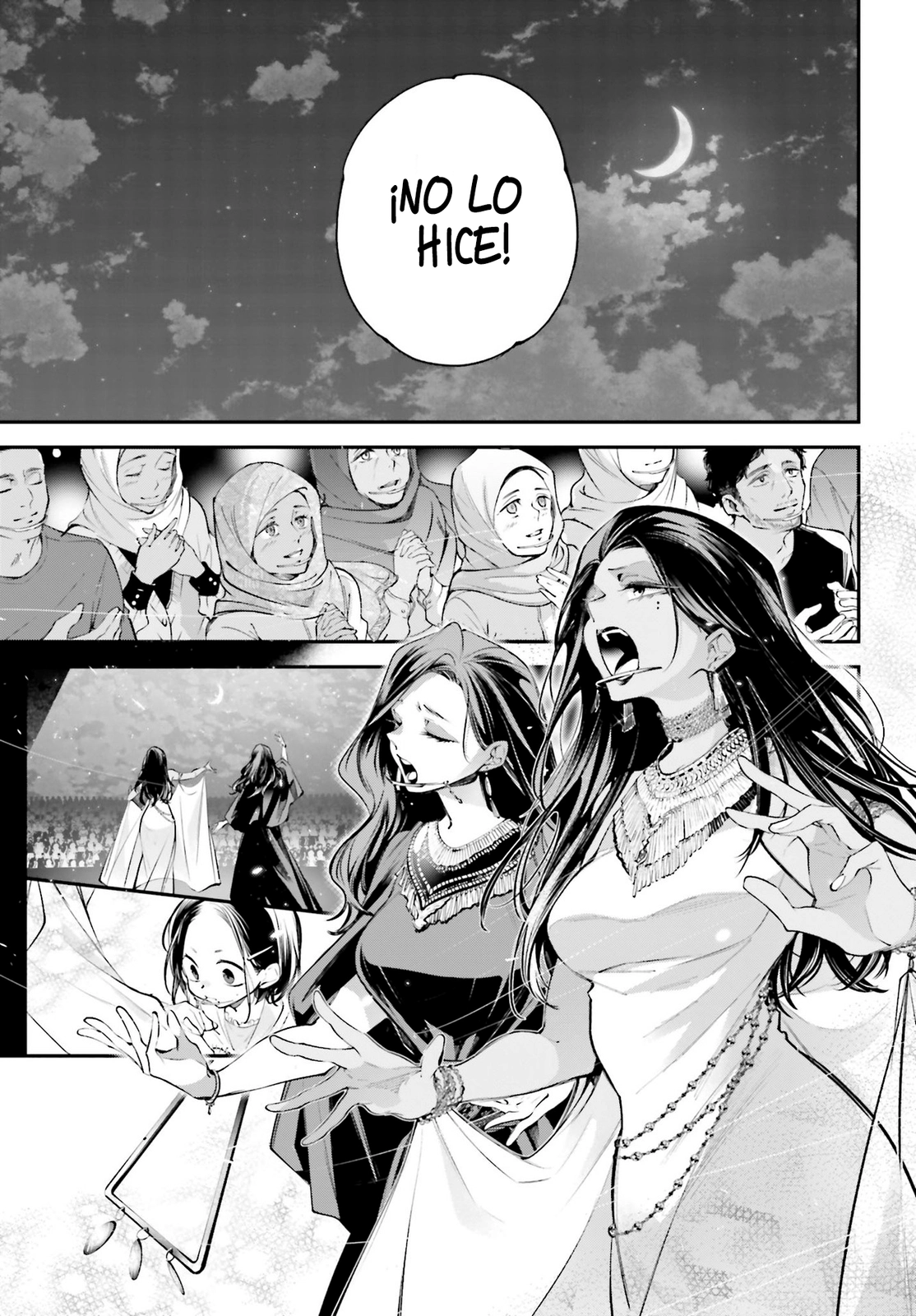 Rekkyou Sensen Capitulo 17: La luna creciente y el dios bes página 35