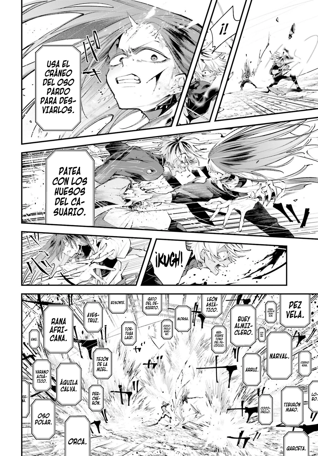 Rekkyou Sensen Capitulo 17: La luna creciente y el dios bes página 4