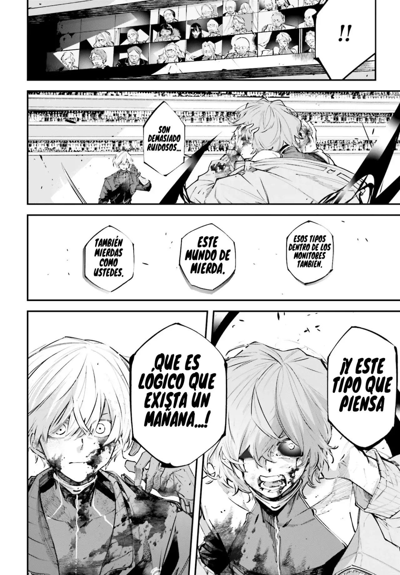 Rekkyou Sensen Capitulo 3: Neblina, cuchillo, rosa página 14