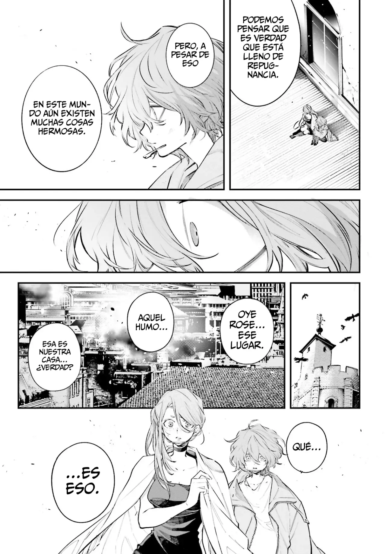 Rekkyou Sensen Capitulo 3: Neblina, cuchillo, rosa página 23