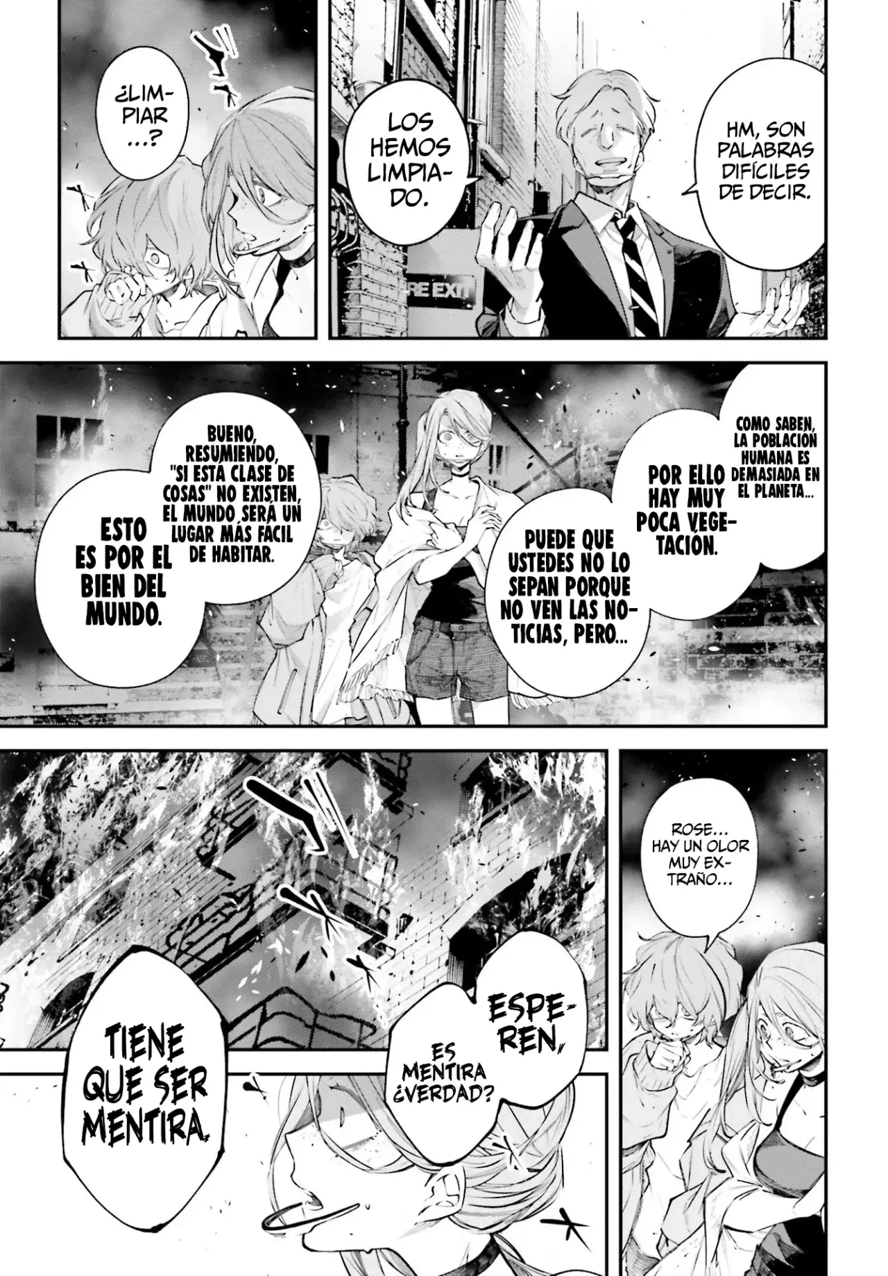 Rekkyou Sensen Capitulo 3: Neblina, cuchillo, rosa página 25