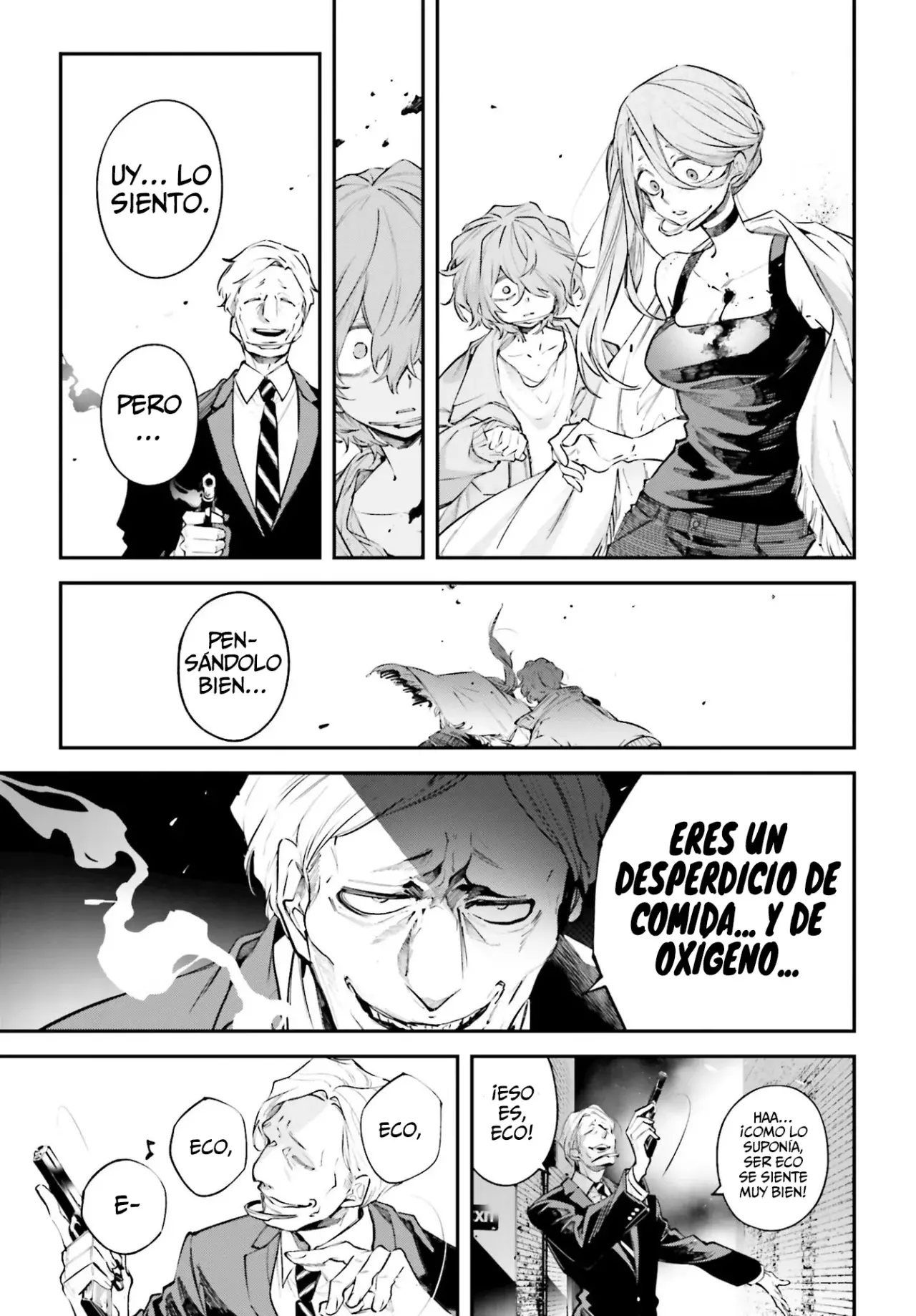 Rekkyou Sensen Capitulo 3: Neblina, cuchillo, rosa página 27