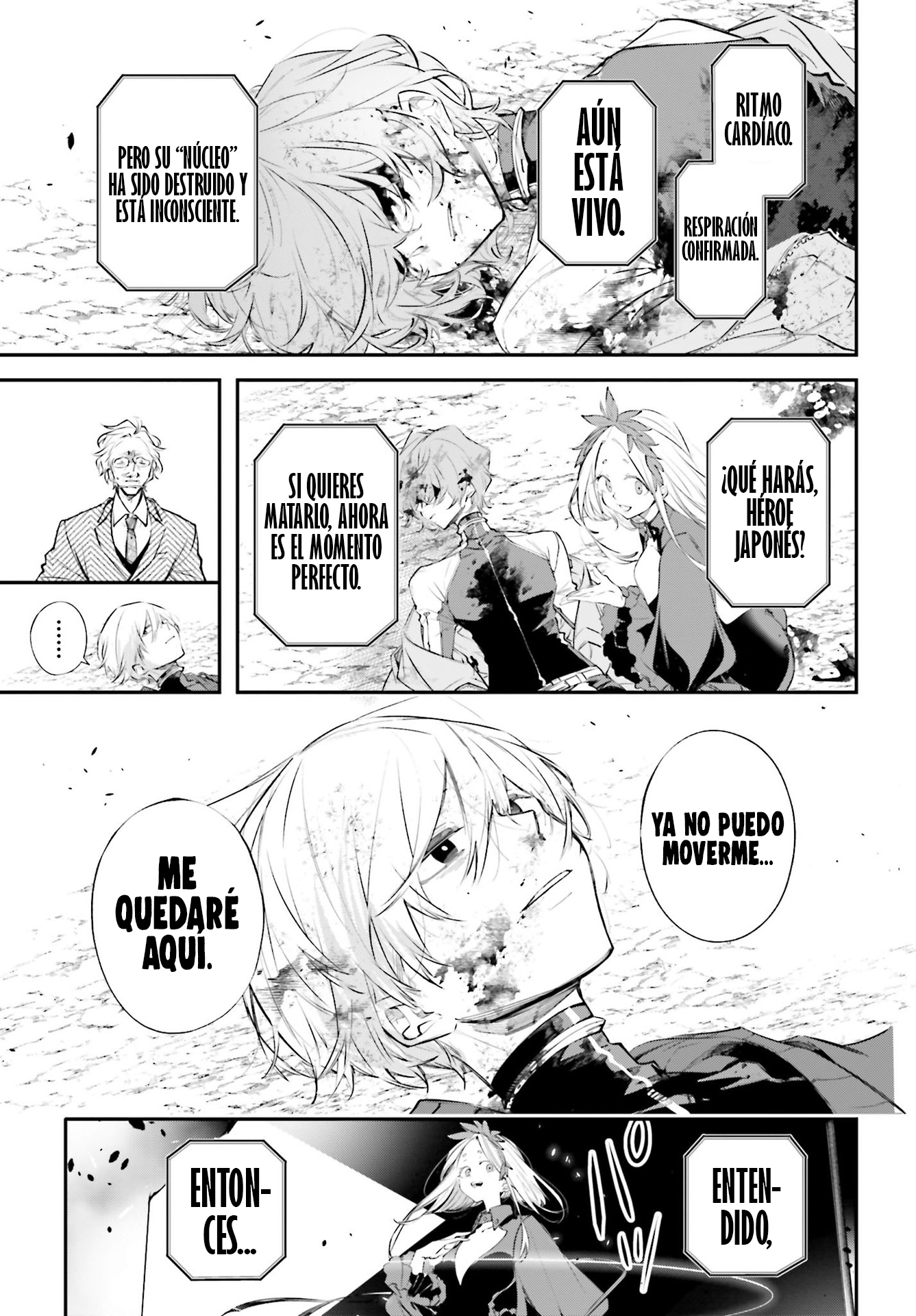 Rekkyou Sensen Capitulo 5: Lluvia negra en el cerebro página 21
