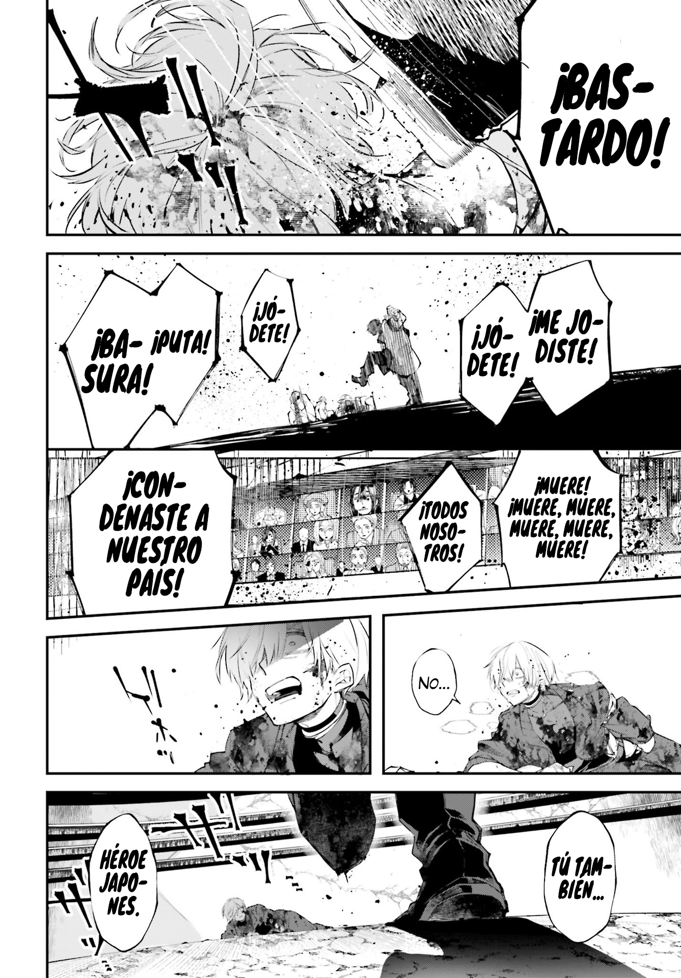 Rekkyou Sensen Capitulo 5: Lluvia negra en el cerebro página 30