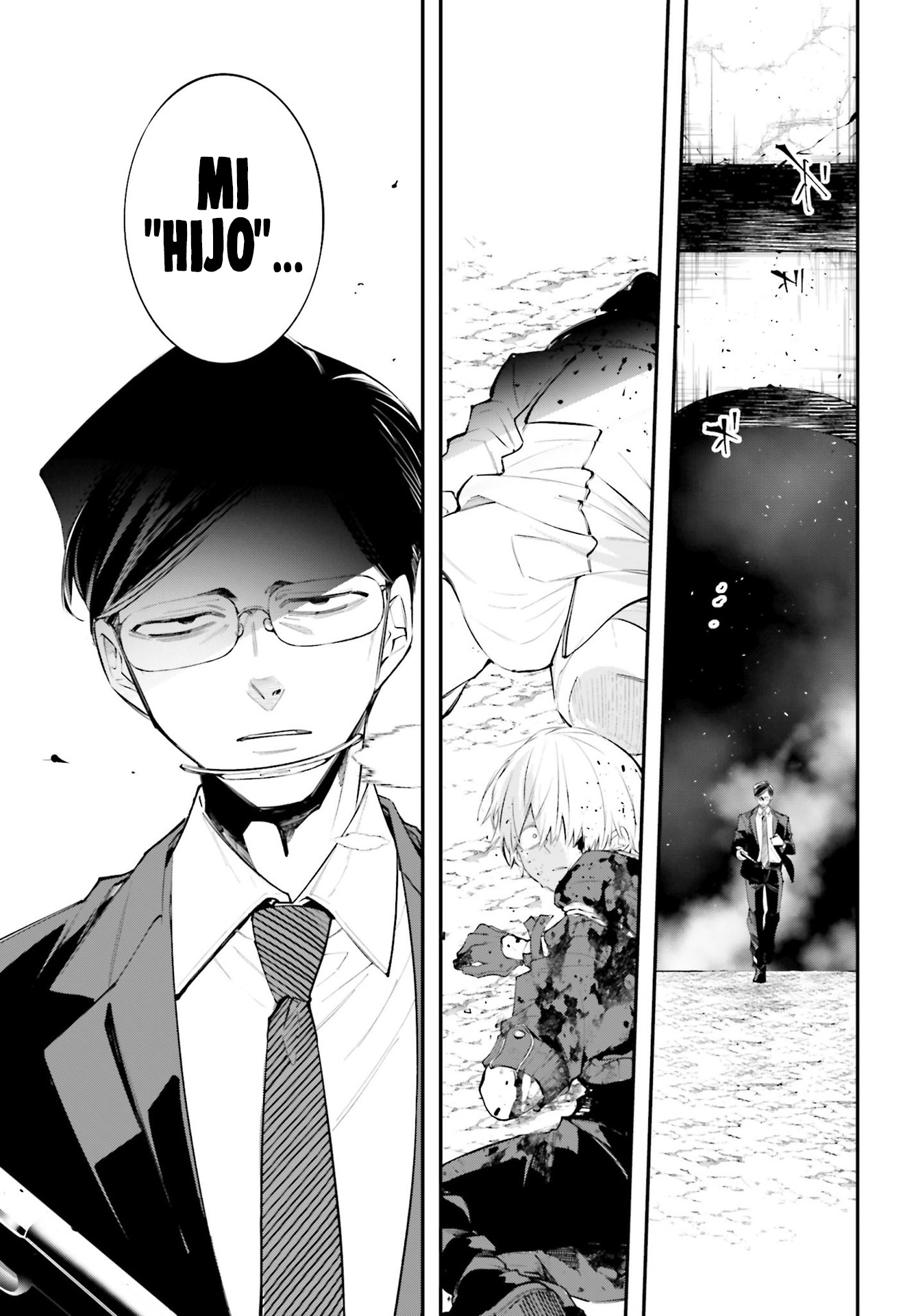 Rekkyou Sensen Capitulo 5: Lluvia negra en el cerebro página 33