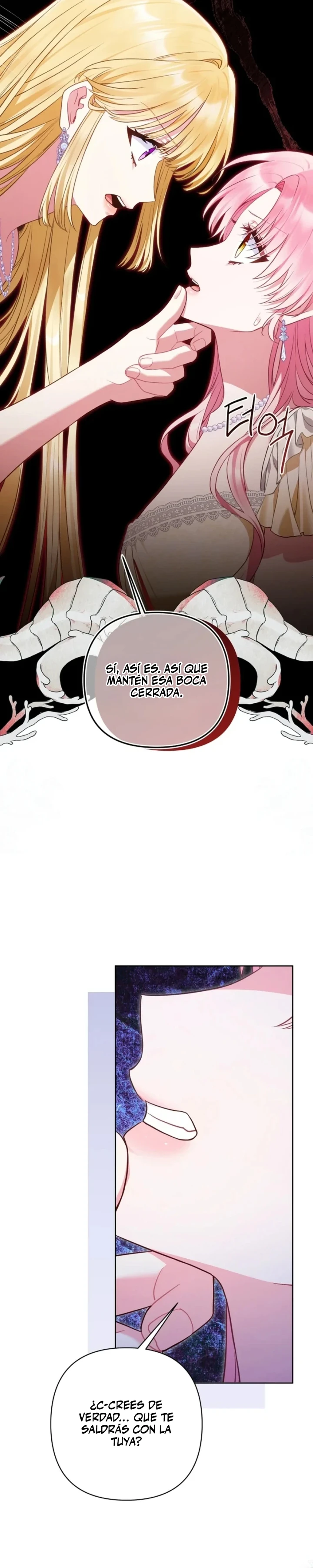 Marcada por el protagonista masculino, incluso como la villana Capitulo 46 página 17