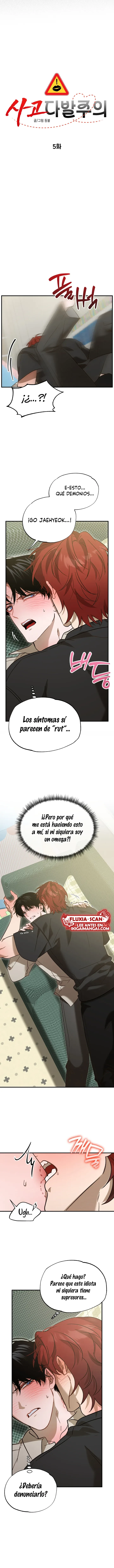 Precaución: zona de accidentes frecuentes Capitulo 5 página 4