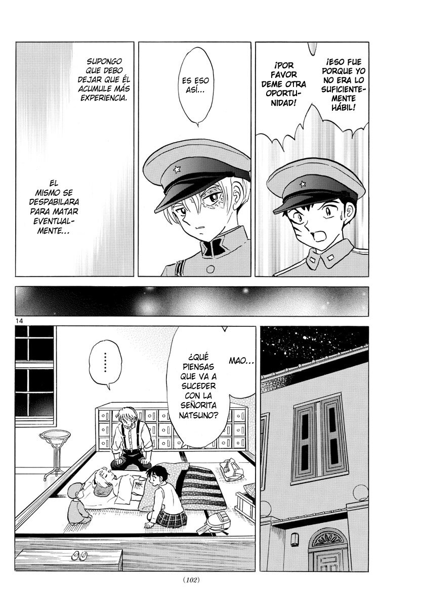 Mao Capitulo 161: La Vida Y Muerte De Natsuno página 14