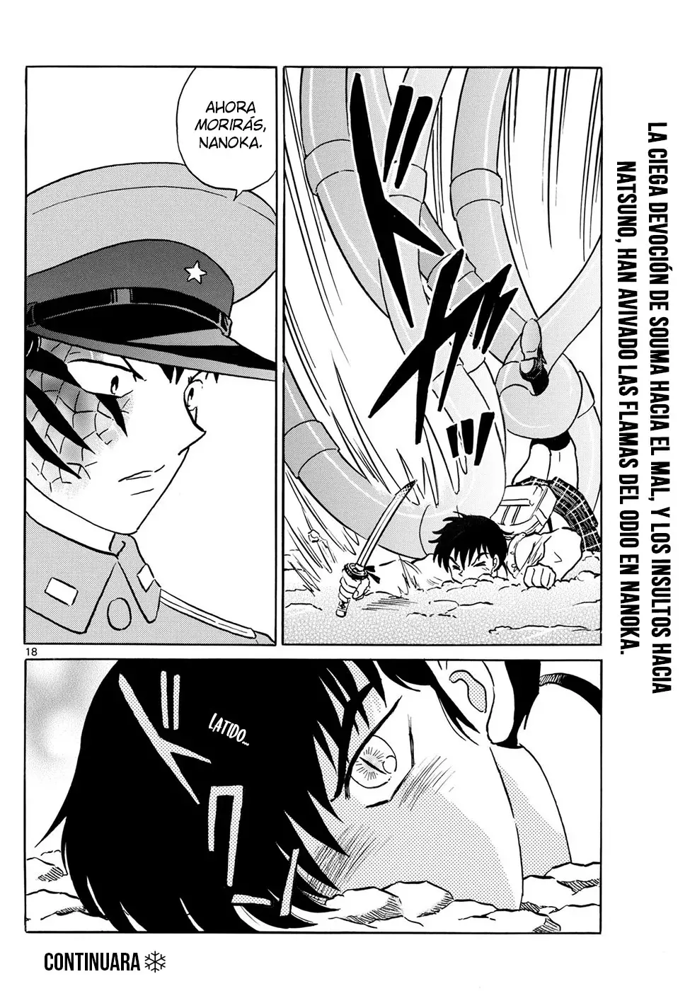 Mao Capitulo 249: La Sed De Sangre De Souma página 17