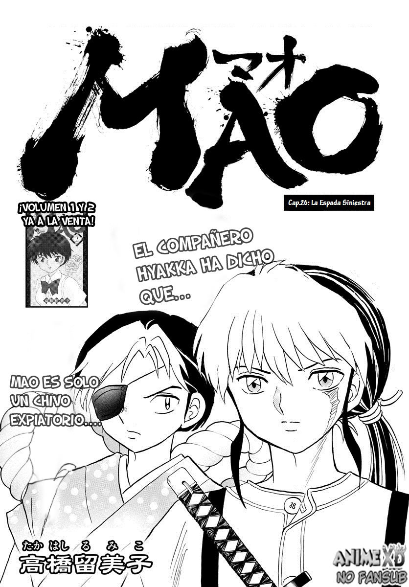 Mao Capitulo 26: La espada siniestra página 2