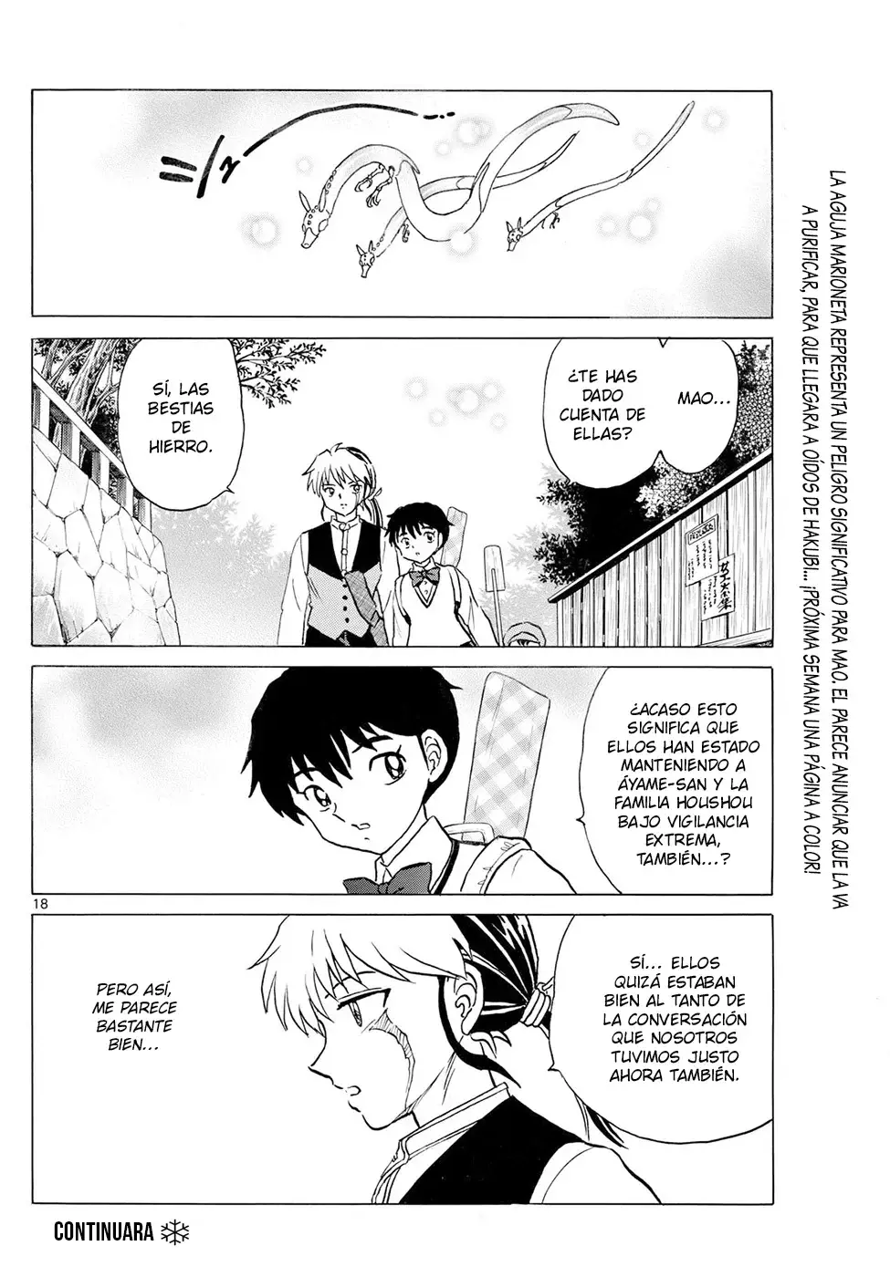 Mao Capitulo 296: Bajo La Mirada De Hakubi página 18