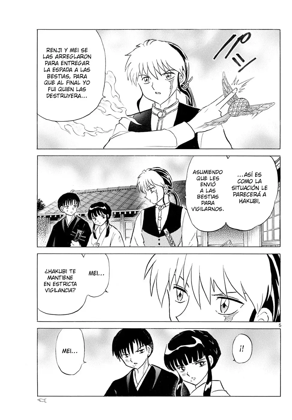 Mao Capitulo 296: Bajo La Mirada De Hakubi página 5