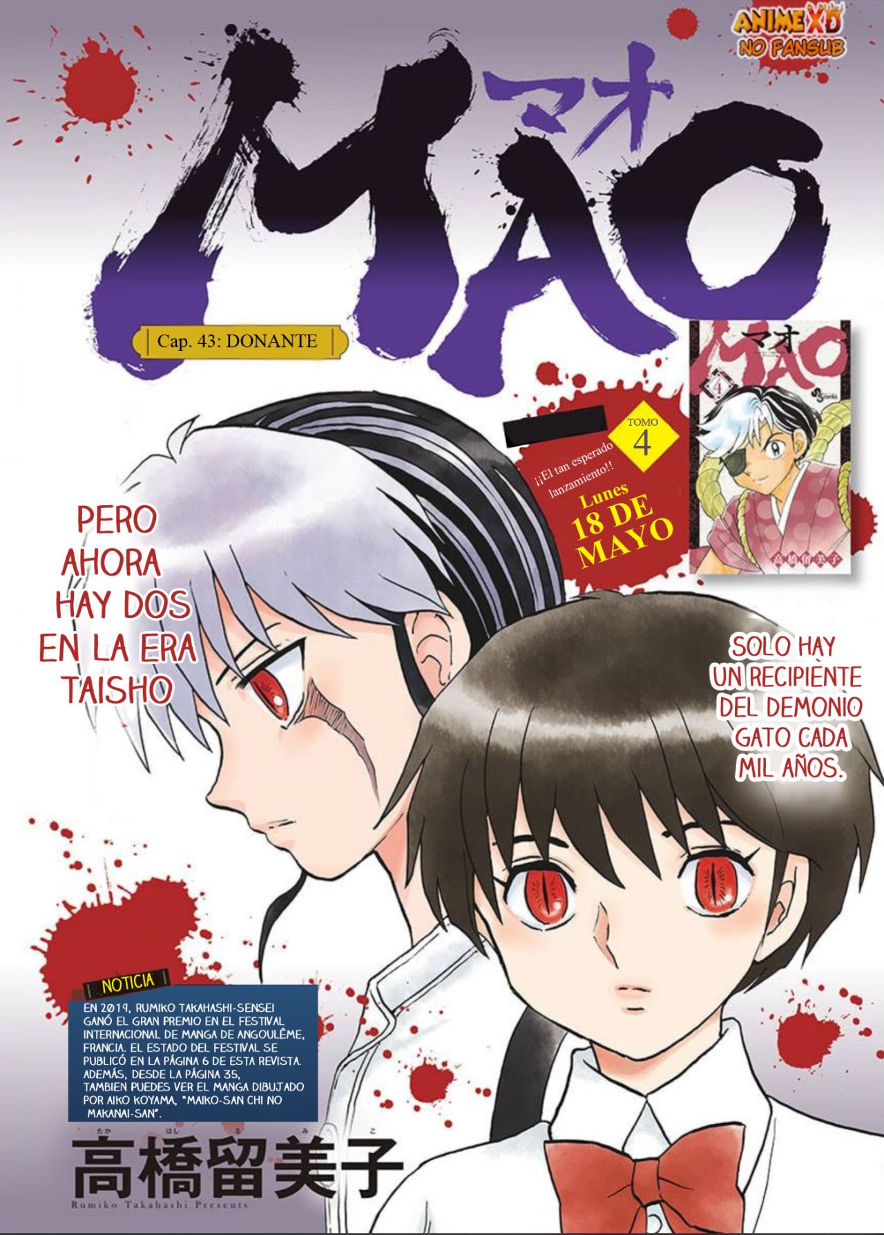 Mao Capitulo 43: Donante página 3