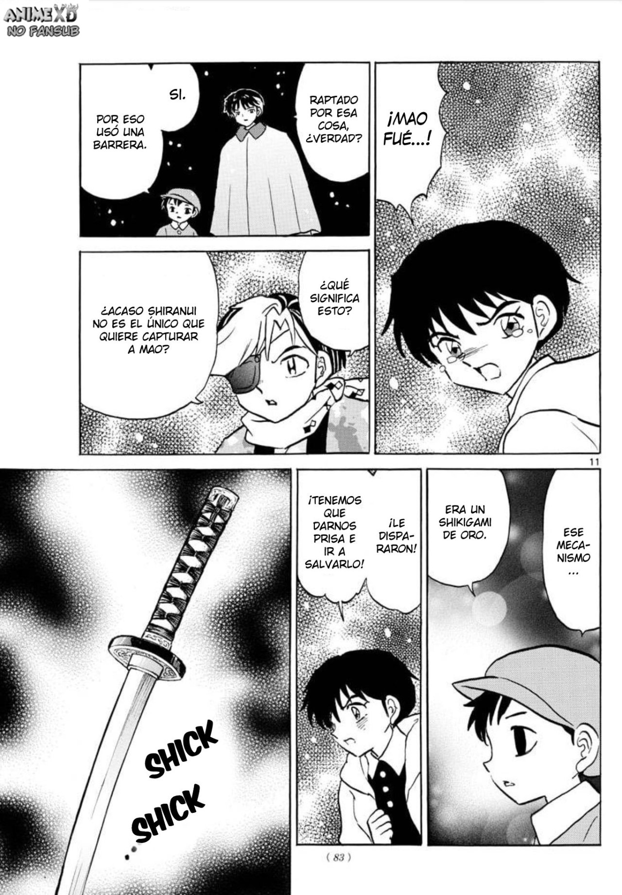 Mao Capitulo 48: El Shikigami de metal página 12