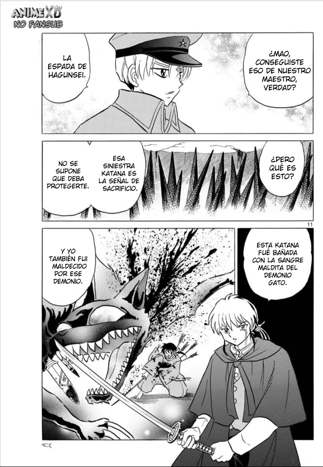 Mao Capitulo 54: Hakubi página 12