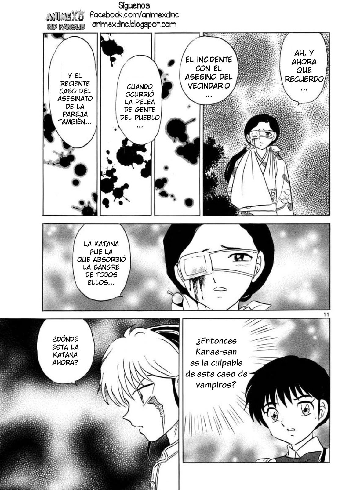 Mao Capitulo 99: La katana protectora página 12