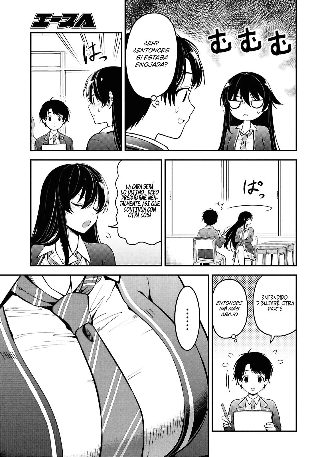 Tonari no Seki no Yankee Shimizu-san ga Kami wo Kuroku Somete Kita Capitulo 1 página 19