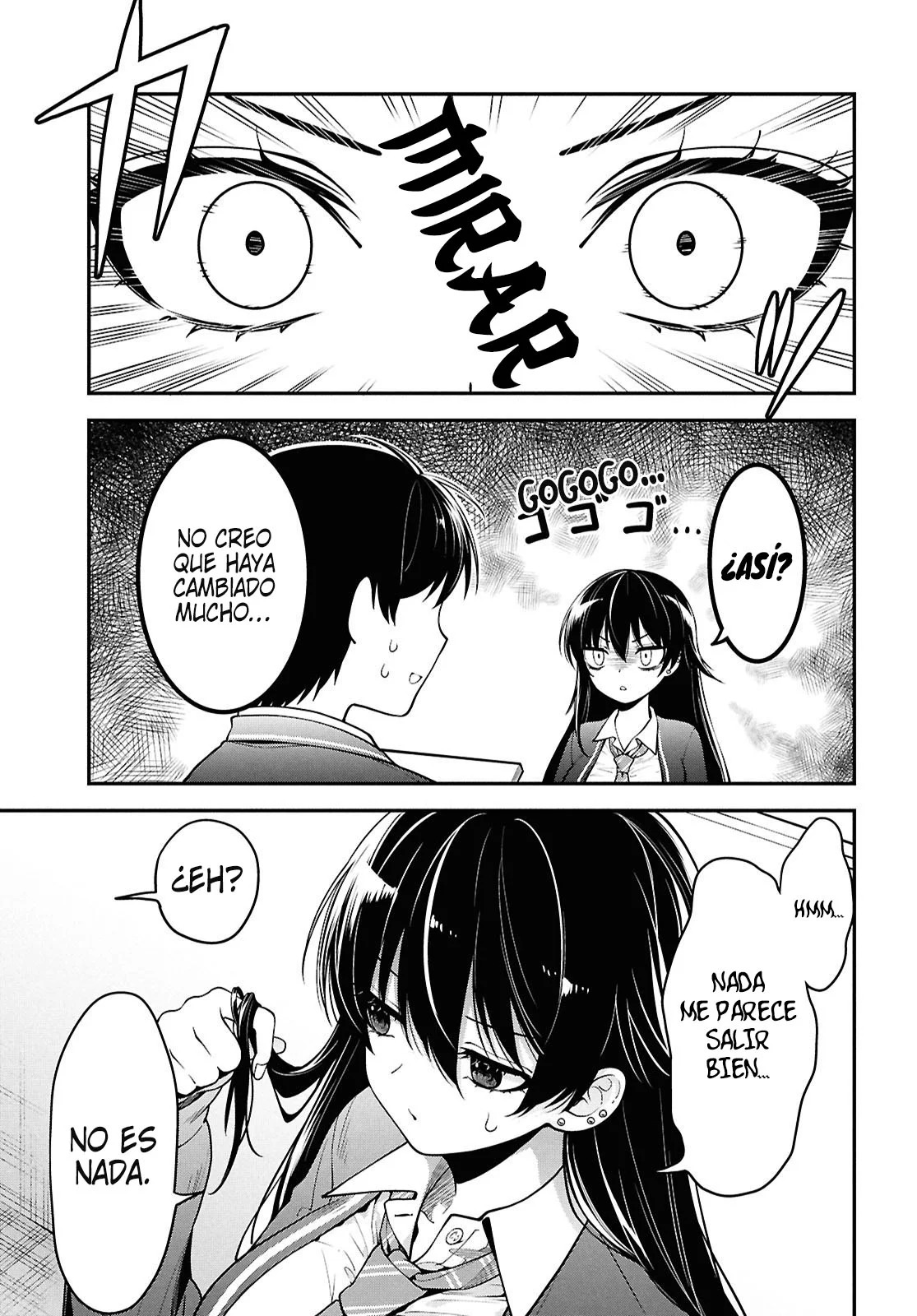 Tonari no Seki no Yankee Shimizu-san ga Kami wo Kuroku Somete Kita Capitulo 1 página 25