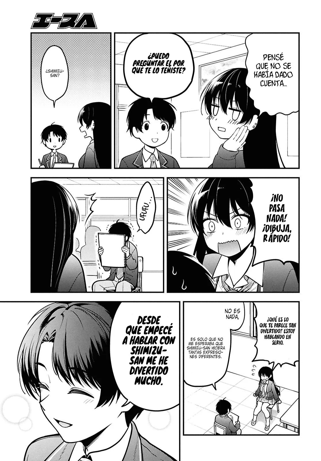 Tonari no Seki no Yankee Shimizu-san ga Kami wo Kuroku Somete Kita Capitulo 1 página 27