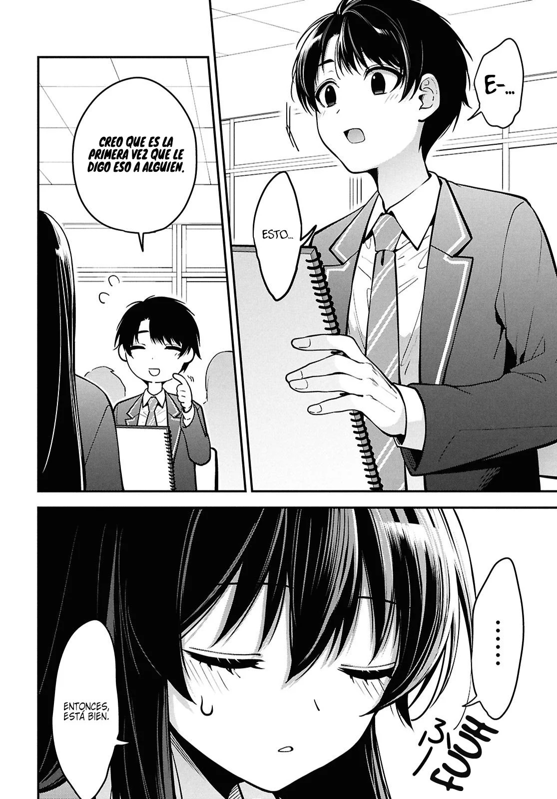 Tonari no Seki no Yankee Shimizu-san ga Kami wo Kuroku Somete Kita Capitulo 1 página 29