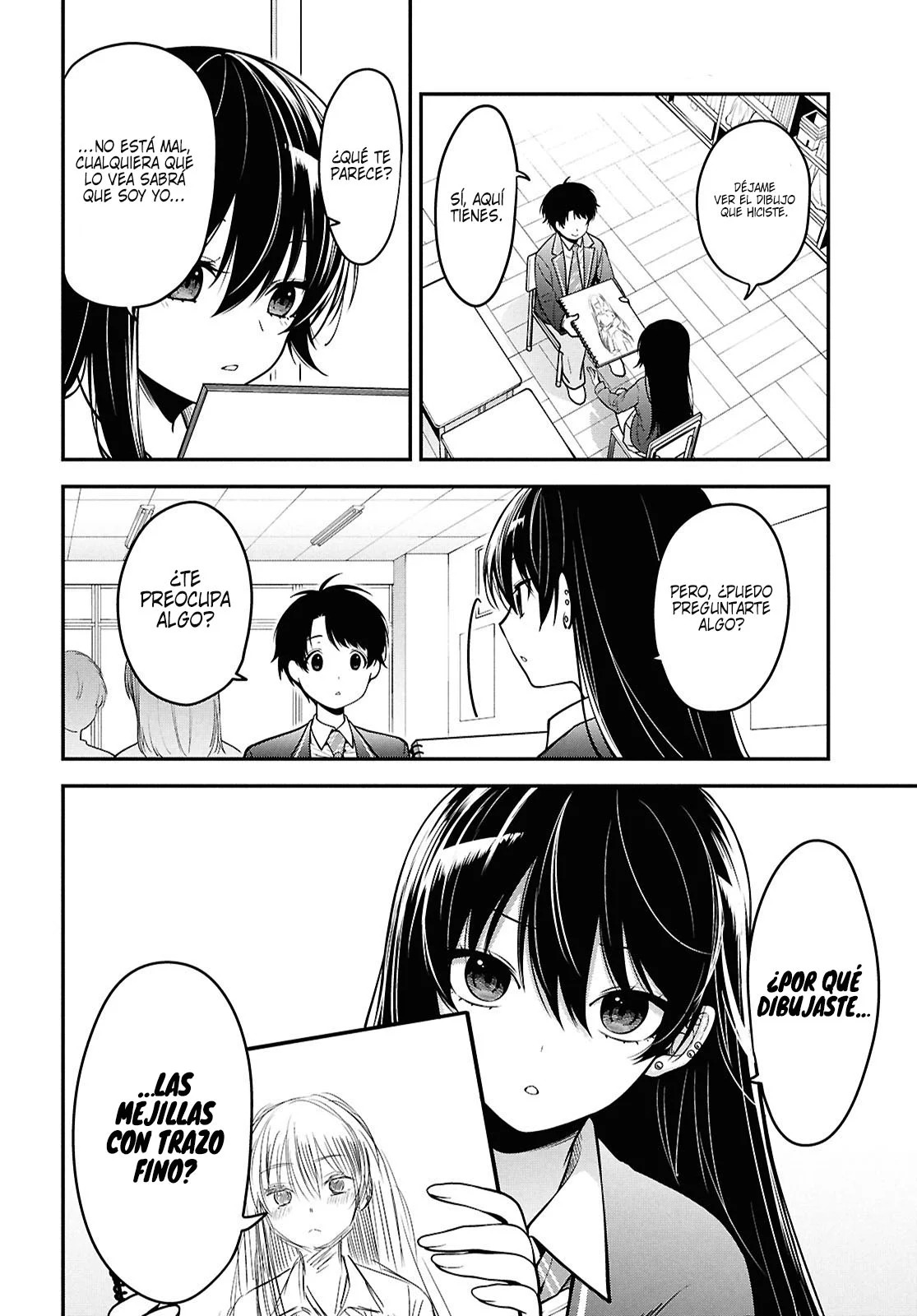 Tonari no Seki no Yankee Shimizu-san ga Kami wo Kuroku Somete Kita Capitulo 1 página 31