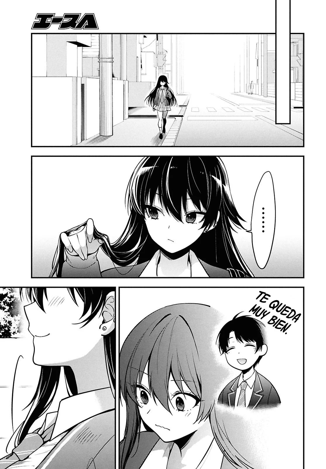 Tonari no Seki no Yankee Shimizu-san ga Kami wo Kuroku Somete Kita Capitulo 1 página 34