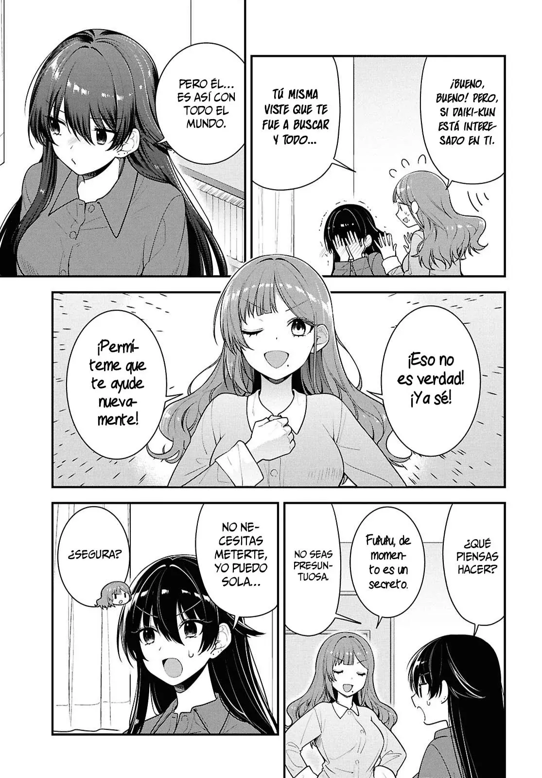 Tonari no Seki no Yankee Shimizu-san ga Kami wo Kuroku Somete Kita Capitulo 10 página 4
