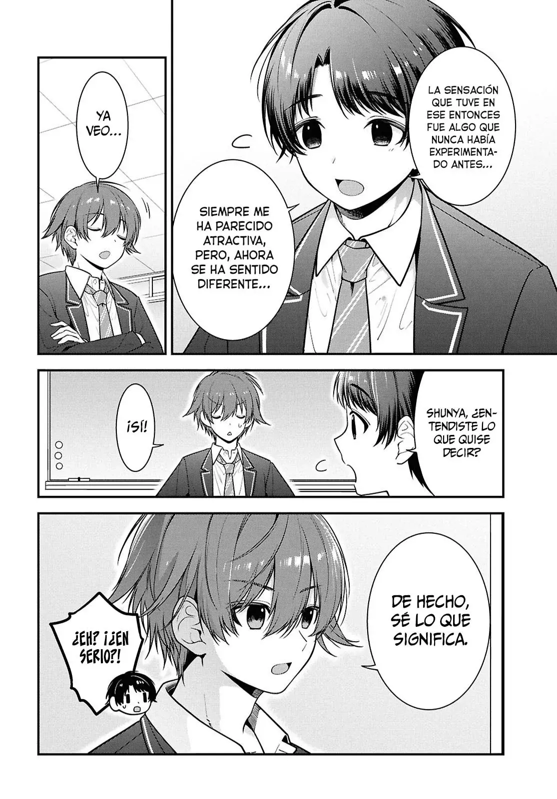 Tonari no Seki no Yankee Shimizu-san ga Kami wo Kuroku Somete Kita Capitulo 10 página 9