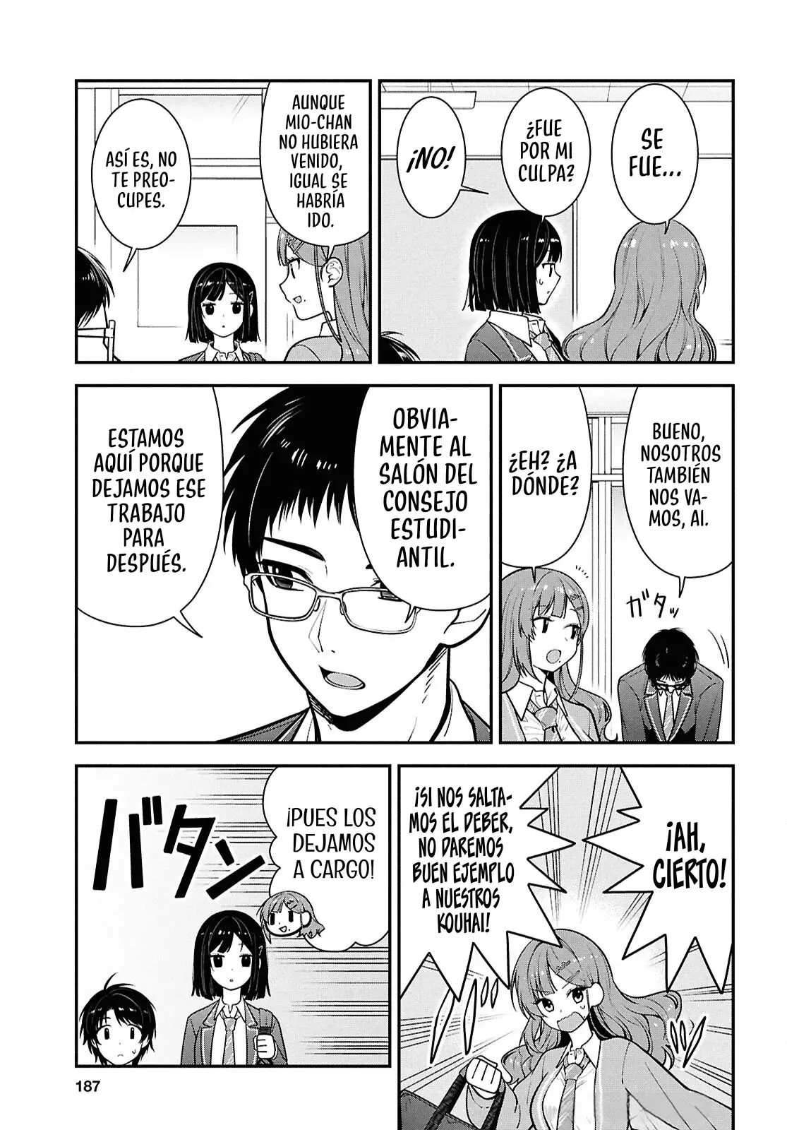 Tonari no Seki no Yankee Shimizu-san ga Kami wo Kuroku Somete Kita Capitulo 11 página 10