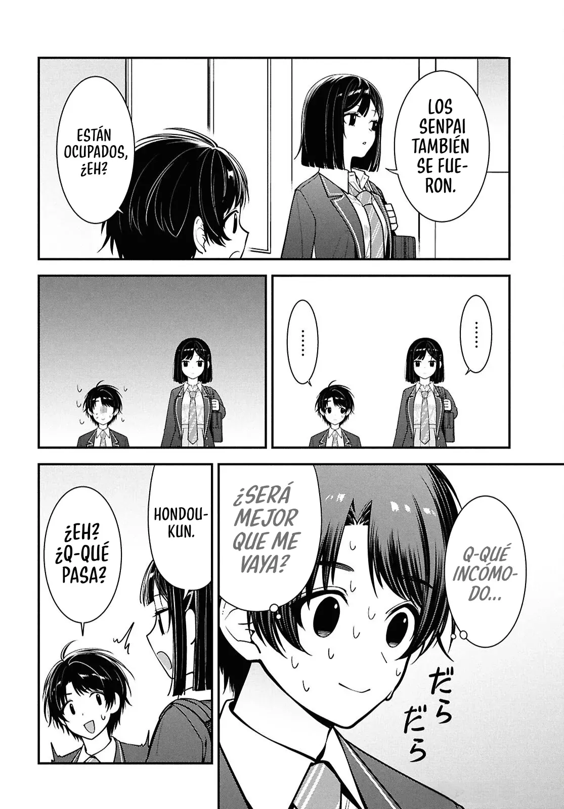 Tonari no Seki no Yankee Shimizu-san ga Kami wo Kuroku Somete Kita Capitulo 11 página 11