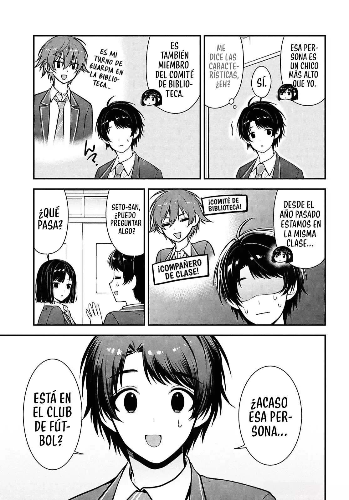 Tonari no Seki no Yankee Shimizu-san ga Kami wo Kuroku Somete Kita Capitulo 11 página 14
