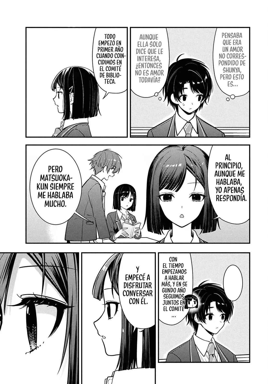 Tonari no Seki no Yankee Shimizu-san ga Kami wo Kuroku Somete Kita Capitulo 11 página 16