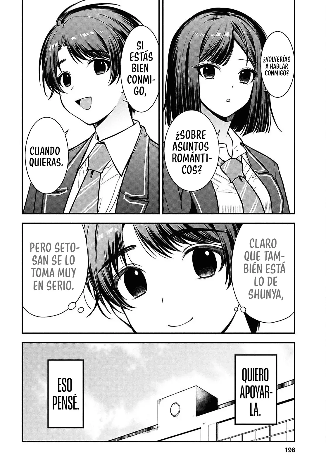 Tonari no Seki no Yankee Shimizu-san ga Kami wo Kuroku Somete Kita Capitulo 11 página 19