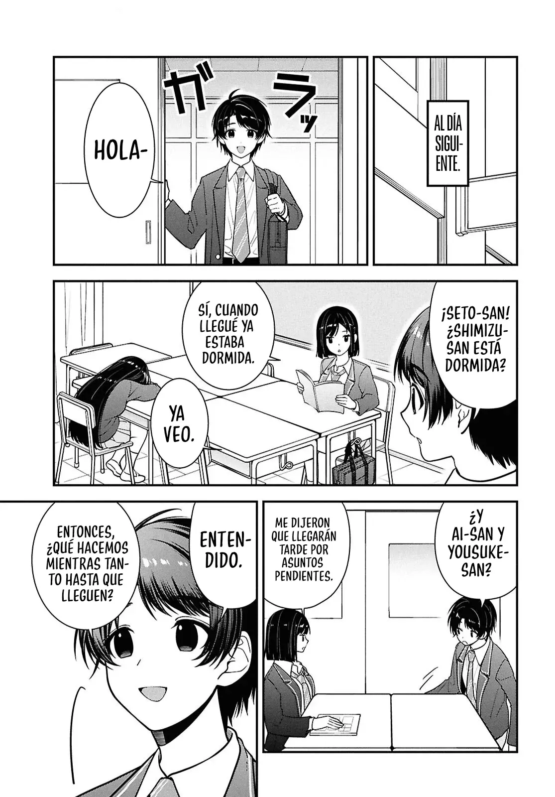 Tonari no Seki no Yankee Shimizu-san ga Kami wo Kuroku Somete Kita Capitulo 11 página 20