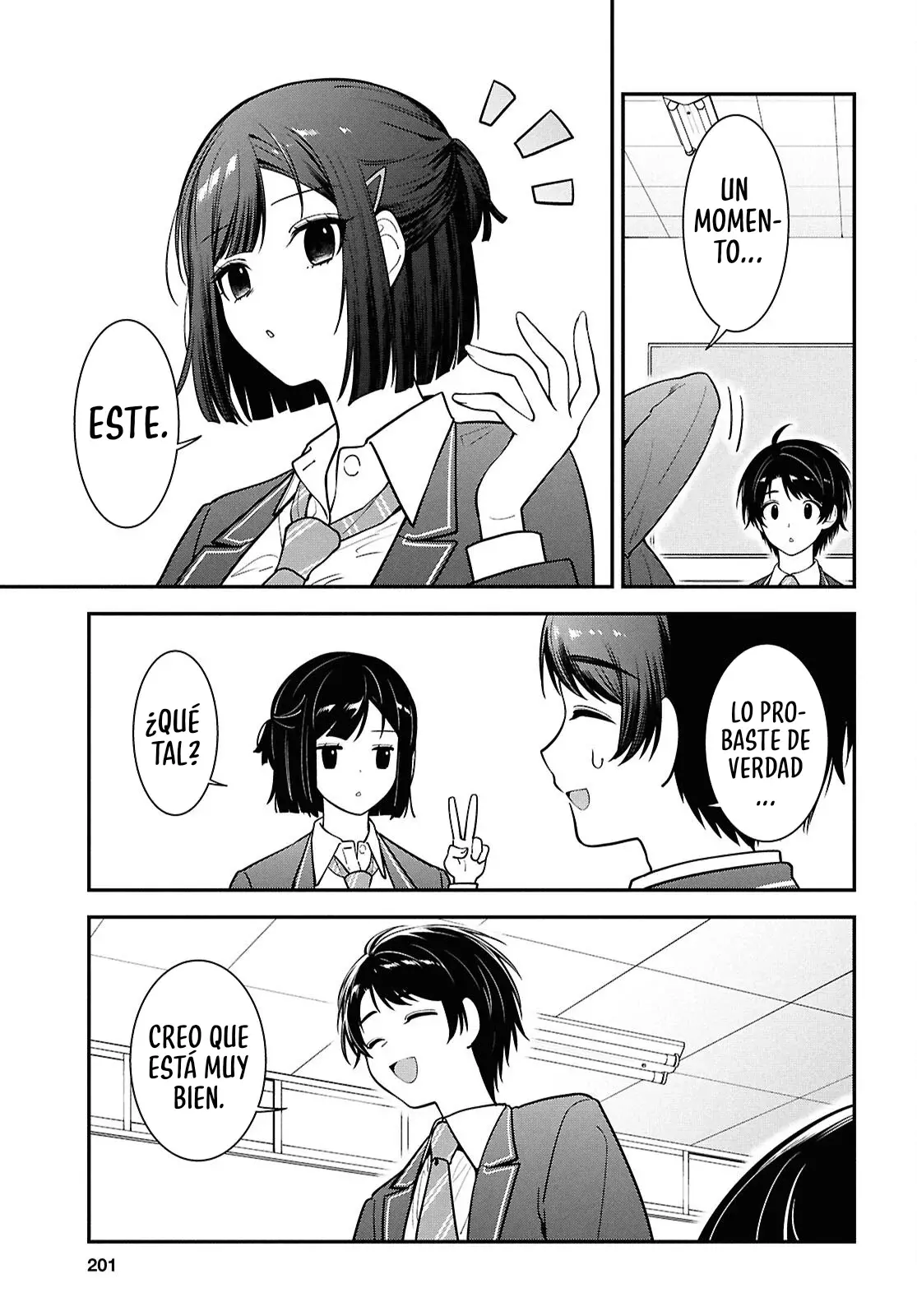 Tonari no Seki no Yankee Shimizu-san ga Kami wo Kuroku Somete Kita Capitulo 11 página 24