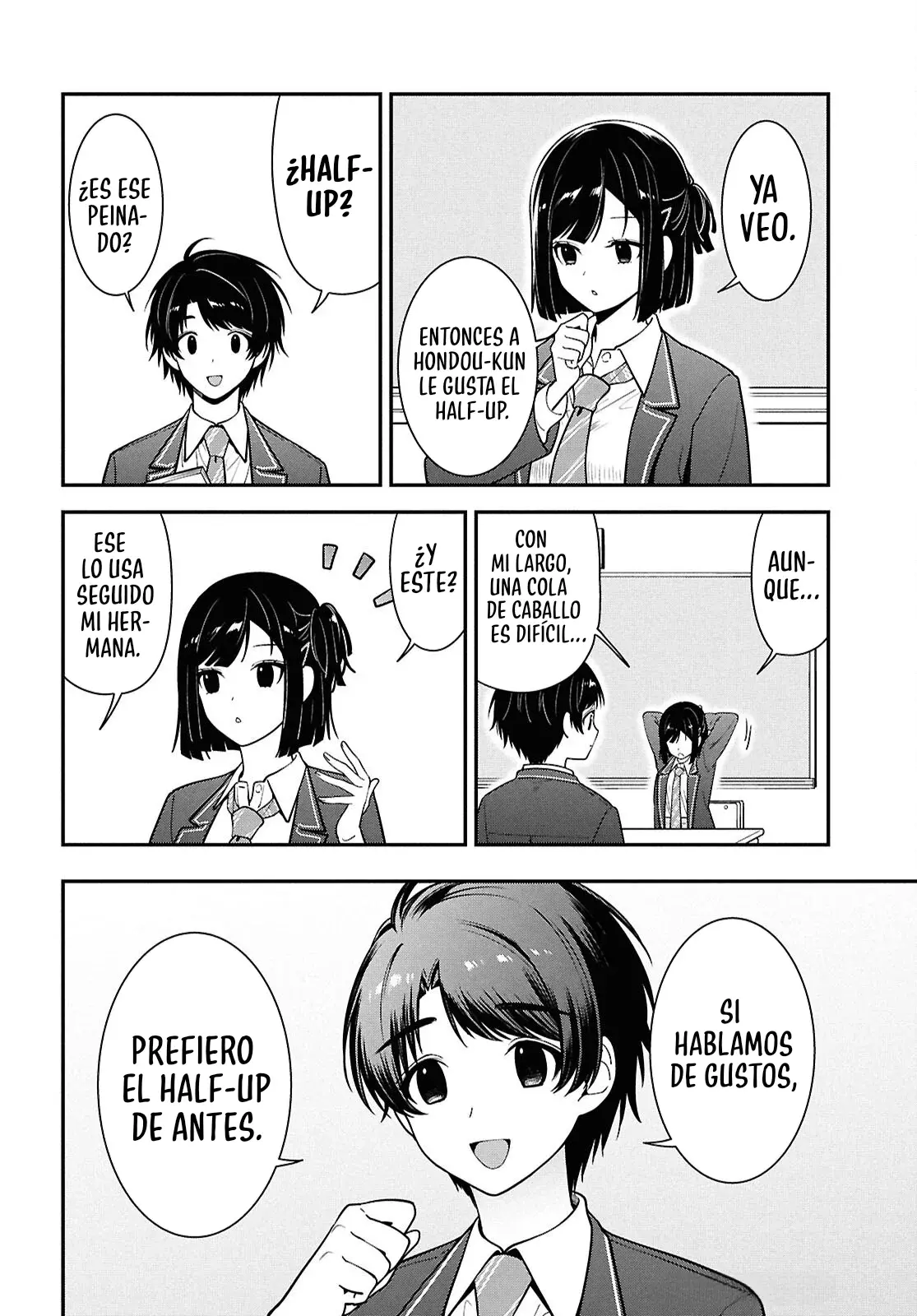 Tonari no Seki no Yankee Shimizu-san ga Kami wo Kuroku Somete Kita Capitulo 11 página 25