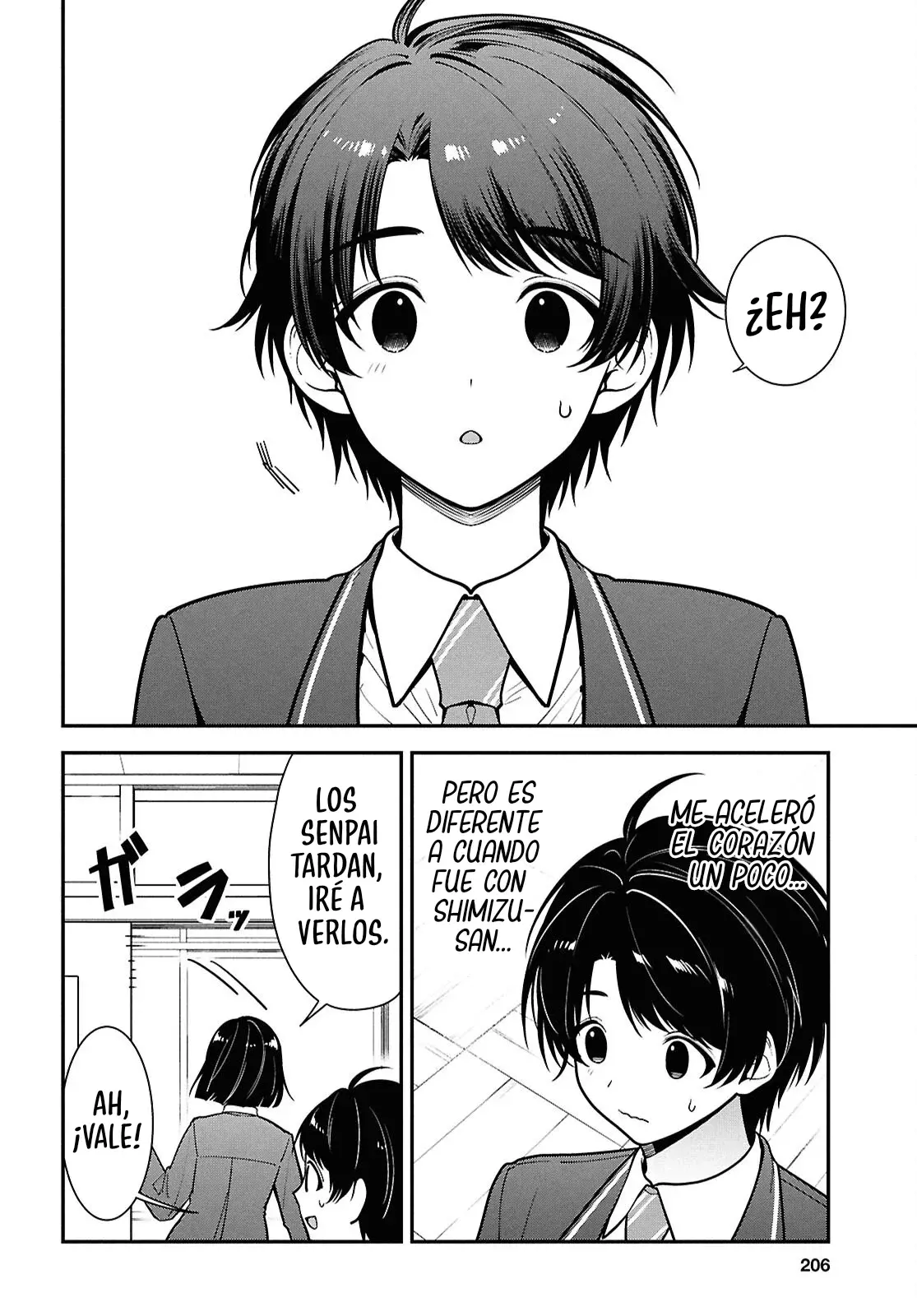 Tonari no Seki no Yankee Shimizu-san ga Kami wo Kuroku Somete Kita Capitulo 11 página 28