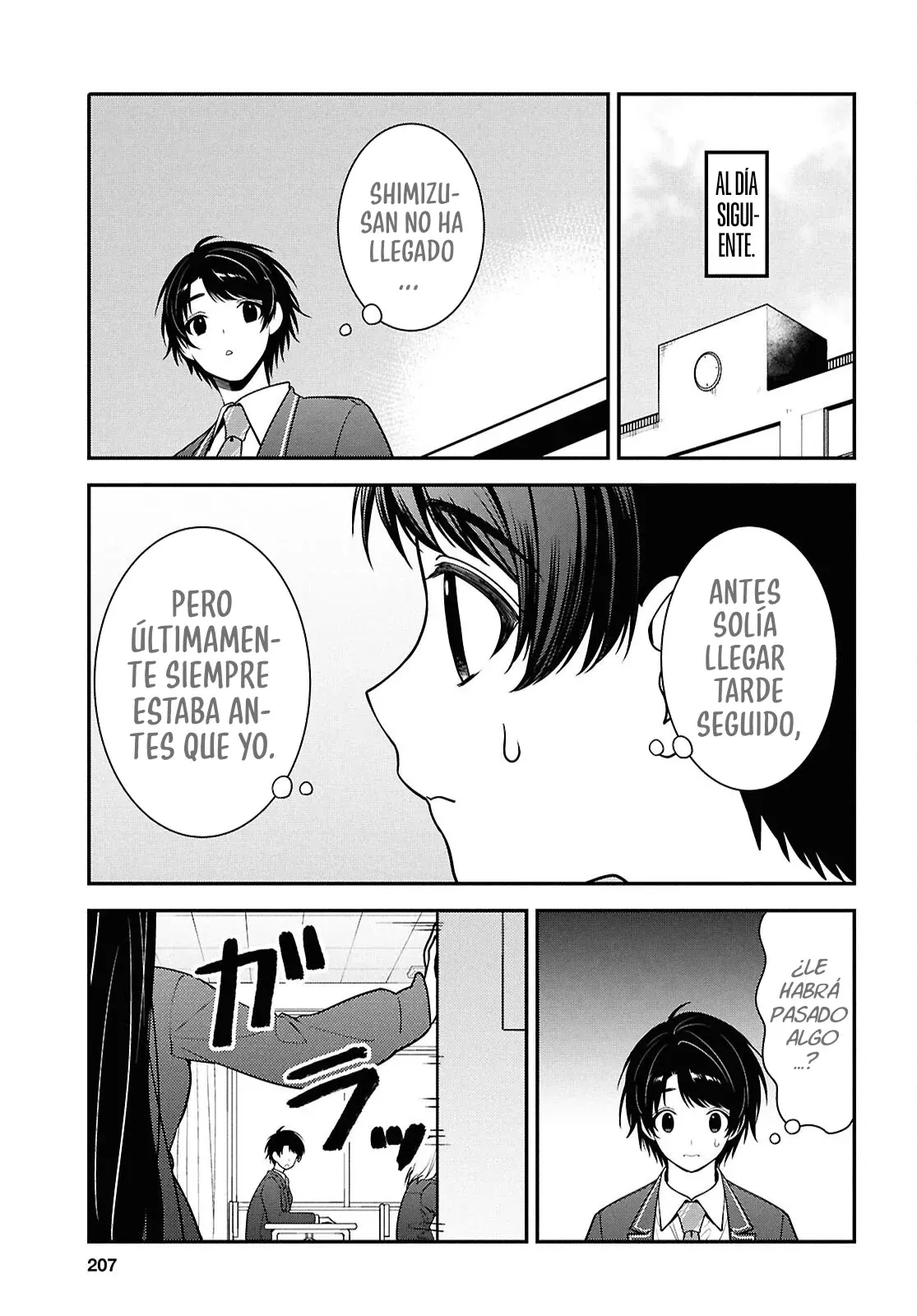 Tonari no Seki no Yankee Shimizu-san ga Kami wo Kuroku Somete Kita Capitulo 11 página 29