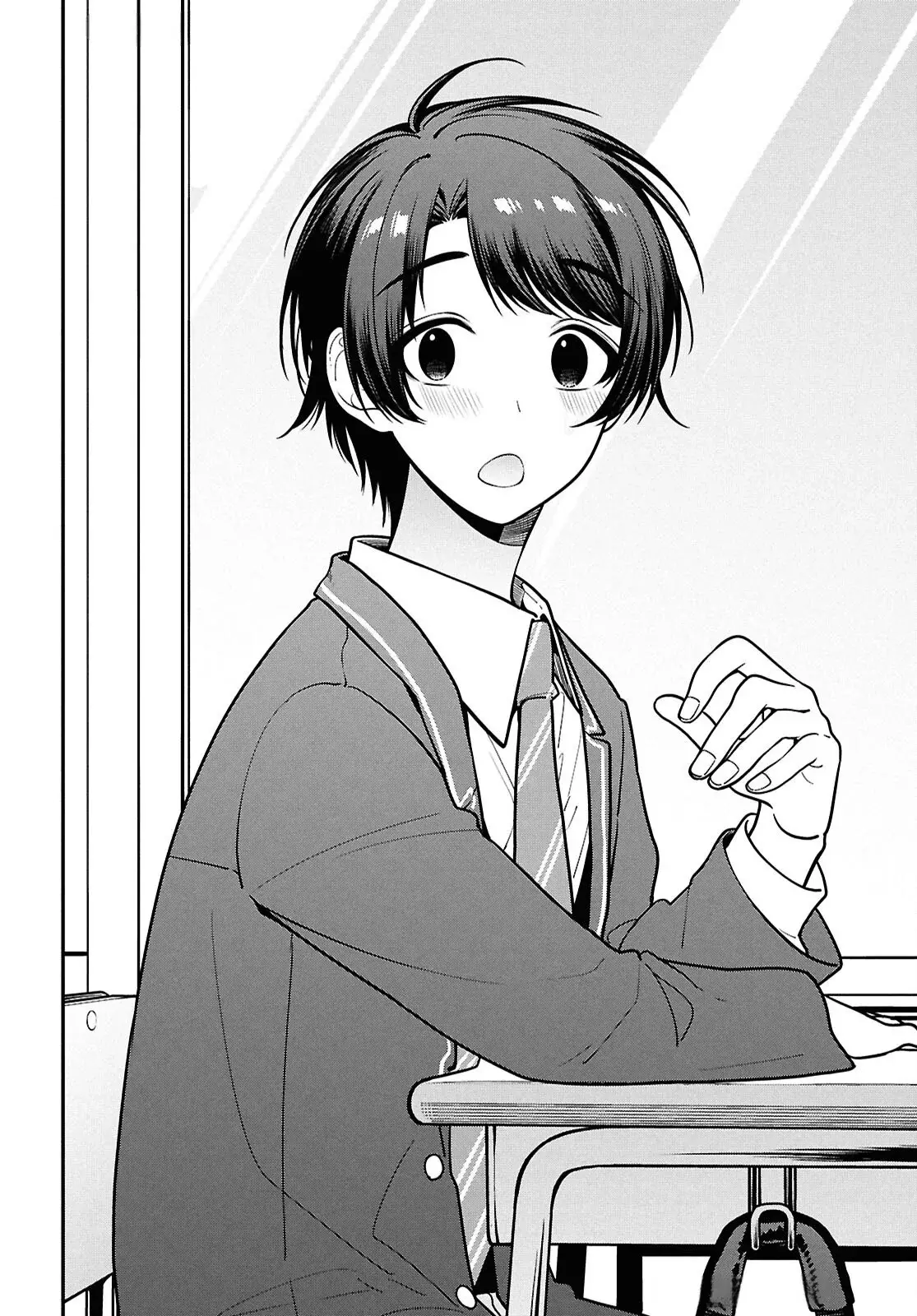 Tonari no Seki no Yankee Shimizu-san ga Kami wo Kuroku Somete Kita Capitulo 11 página 31