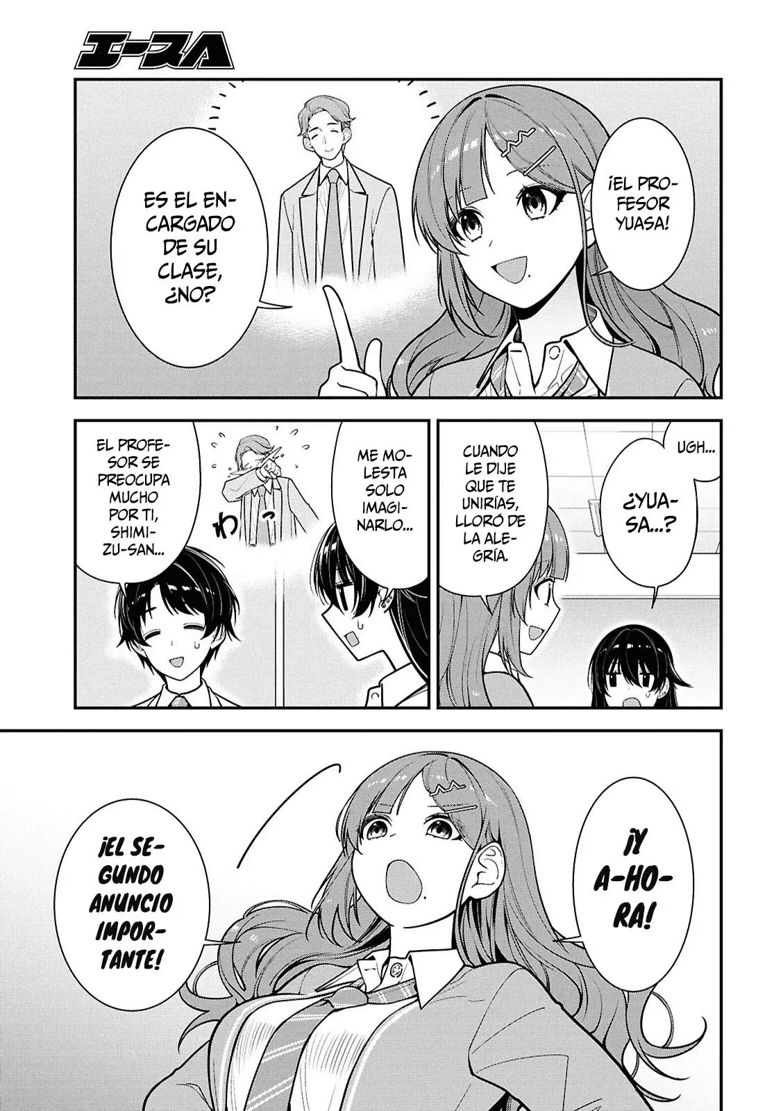 Tonari no Seki no Yankee Shimizu-san ga Kami wo Kuroku Somete Kita Capitulo 12 página 10