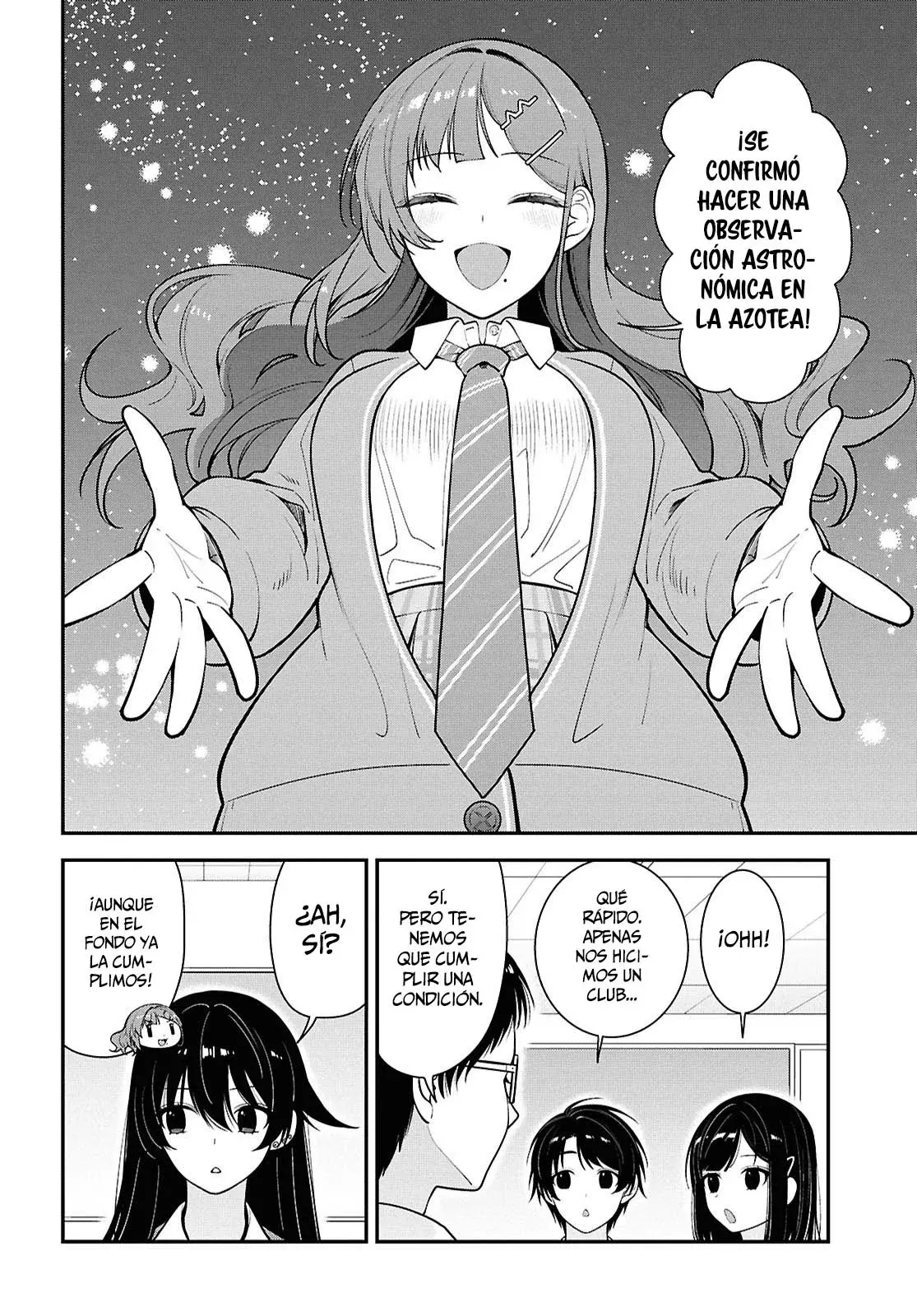 Tonari no Seki no Yankee Shimizu-san ga Kami wo Kuroku Somete Kita Capitulo 12 página 11