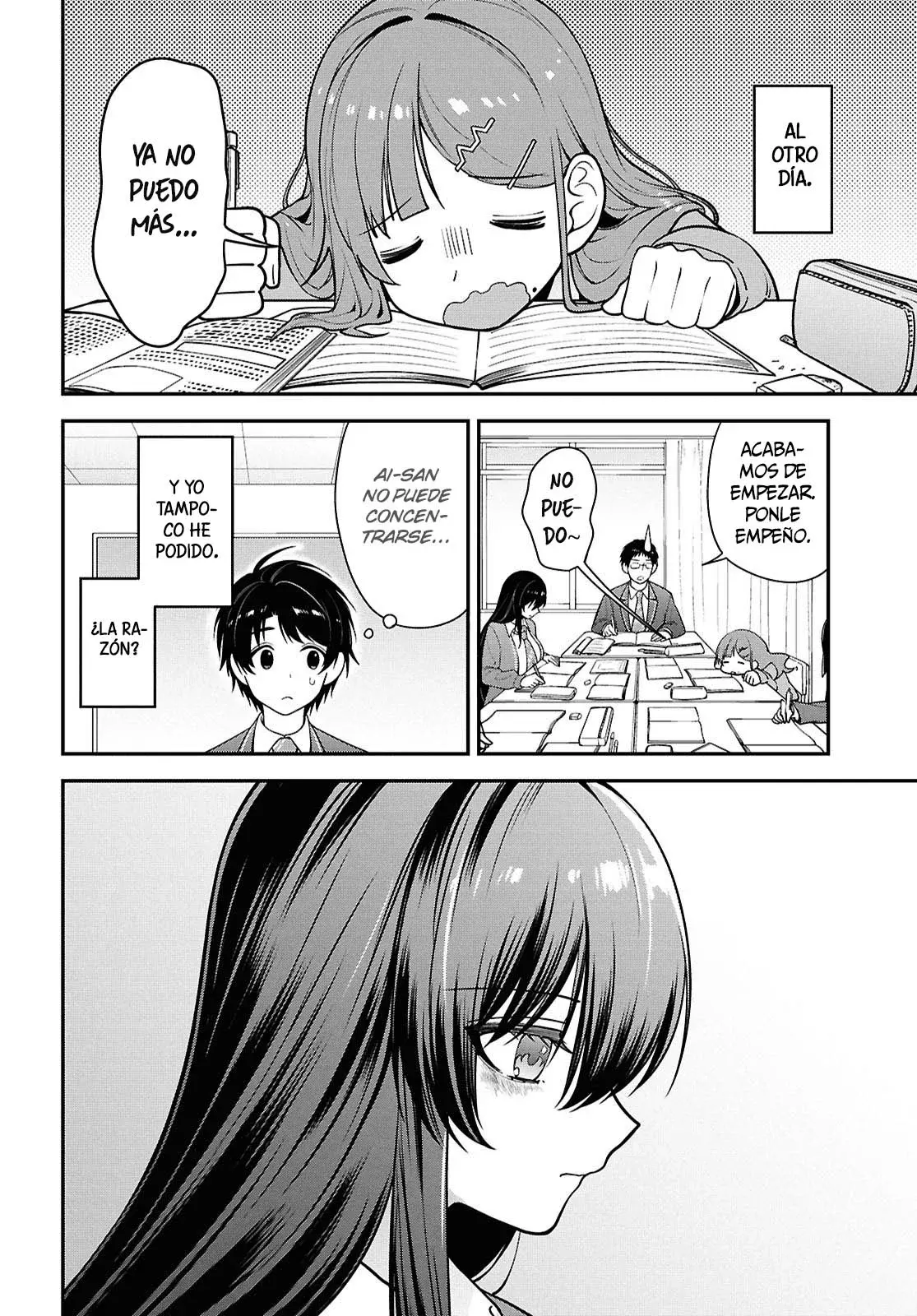 Tonari no Seki no Yankee Shimizu-san ga Kami wo Kuroku Somete Kita Capitulo 12 página 13