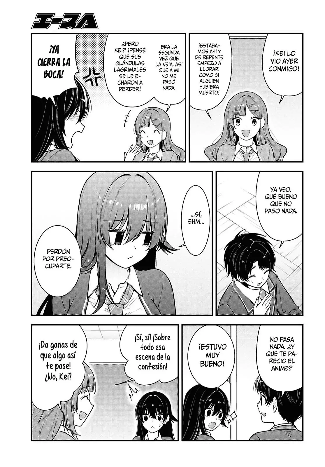 Tonari no Seki no Yankee Shimizu-san ga Kami wo Kuroku Somete Kita Capitulo 12 página 16