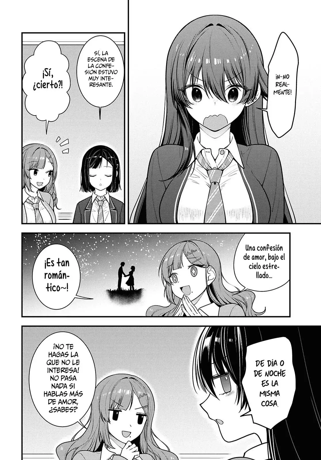 Tonari no Seki no Yankee Shimizu-san ga Kami wo Kuroku Somete Kita Capitulo 12 página 17
